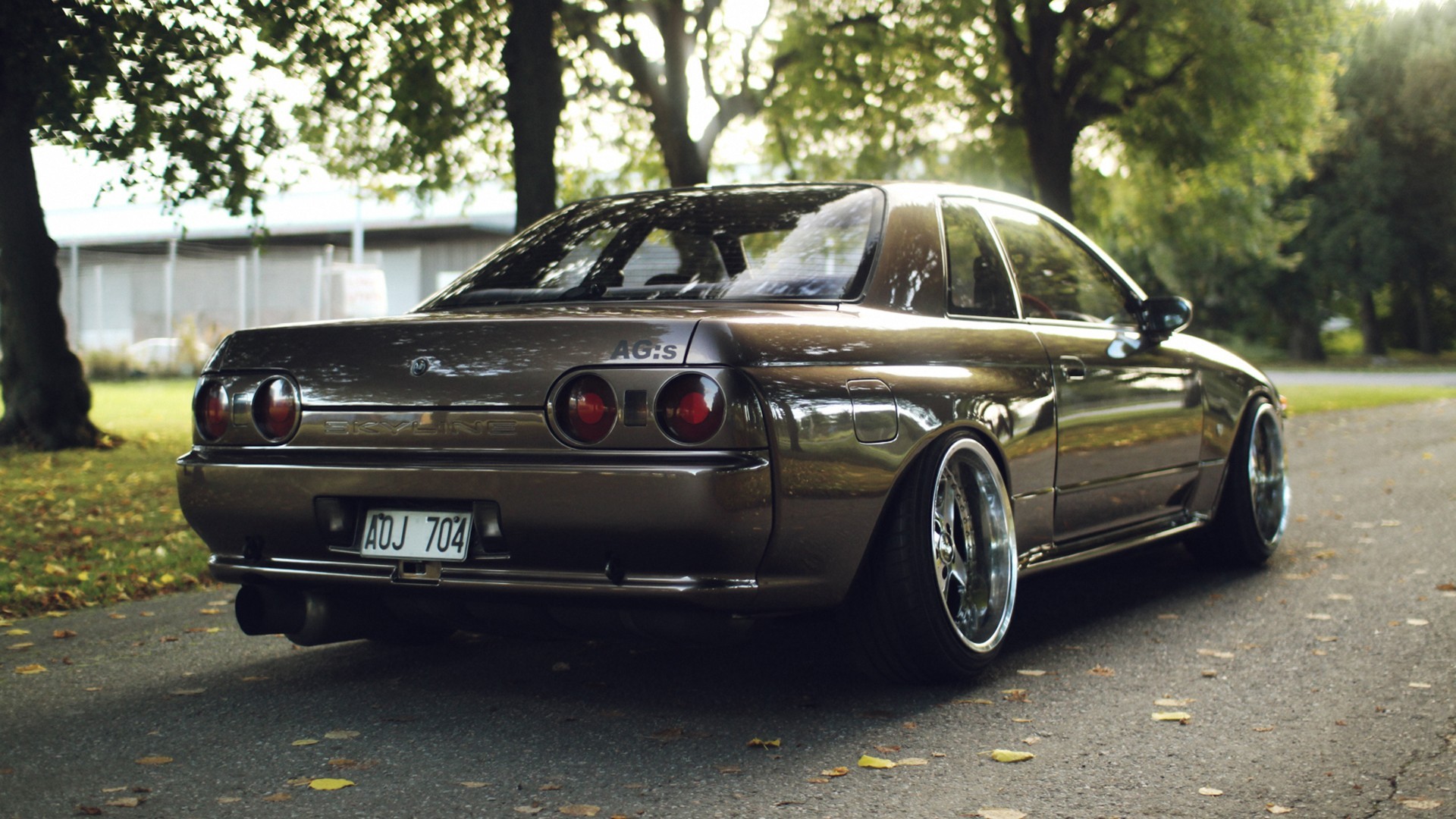 General 1920x1080 car Nissan Skyline R32 stance (cars) tuning low car Japanese cars Nissan numbers Nissan Skyline