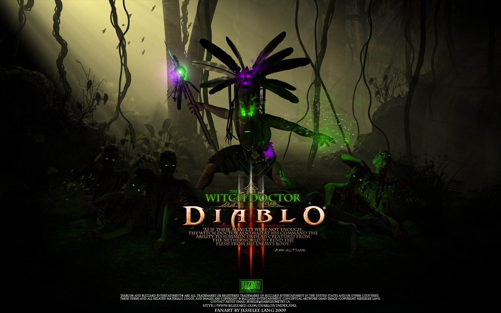 General 1680x1050 Diablo III video games Blizzard Entertainment PC gaming fantasy art video game art 2009 (Year)