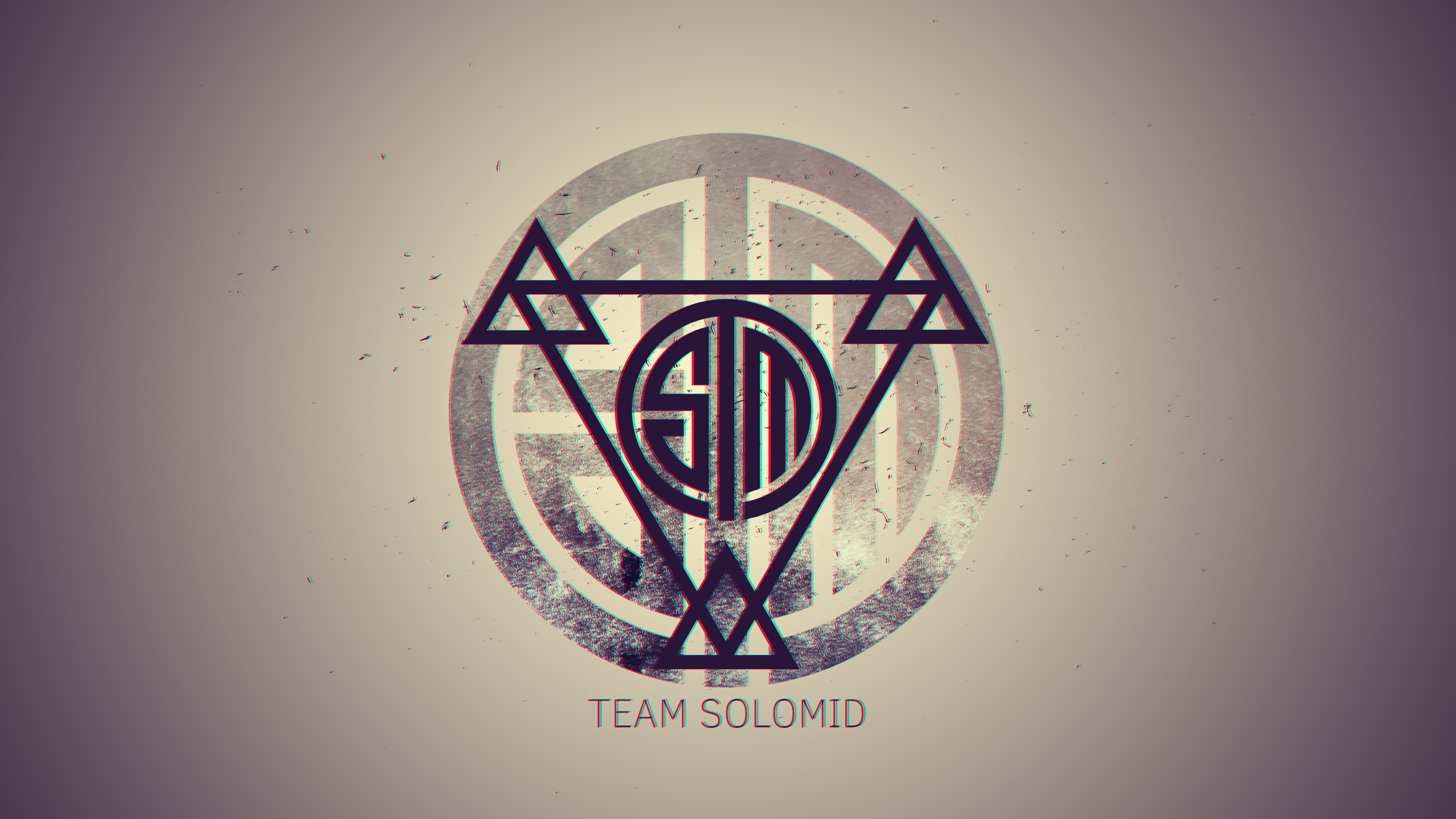 General 2560x1440 Team Solomid League of Legends E-Sports PC gaming logo gradient simple background