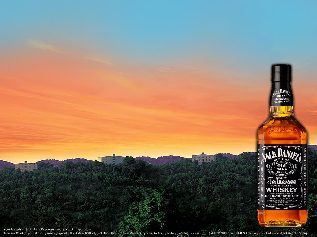 General 1024x768 Jack Daniel's bottles alcohol food whiskey advertisements brand