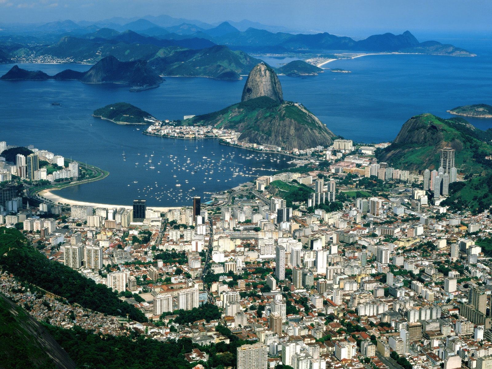 General 1600x1200 Rio de Janeiro city cityscape metropolis  Brazil aerial view