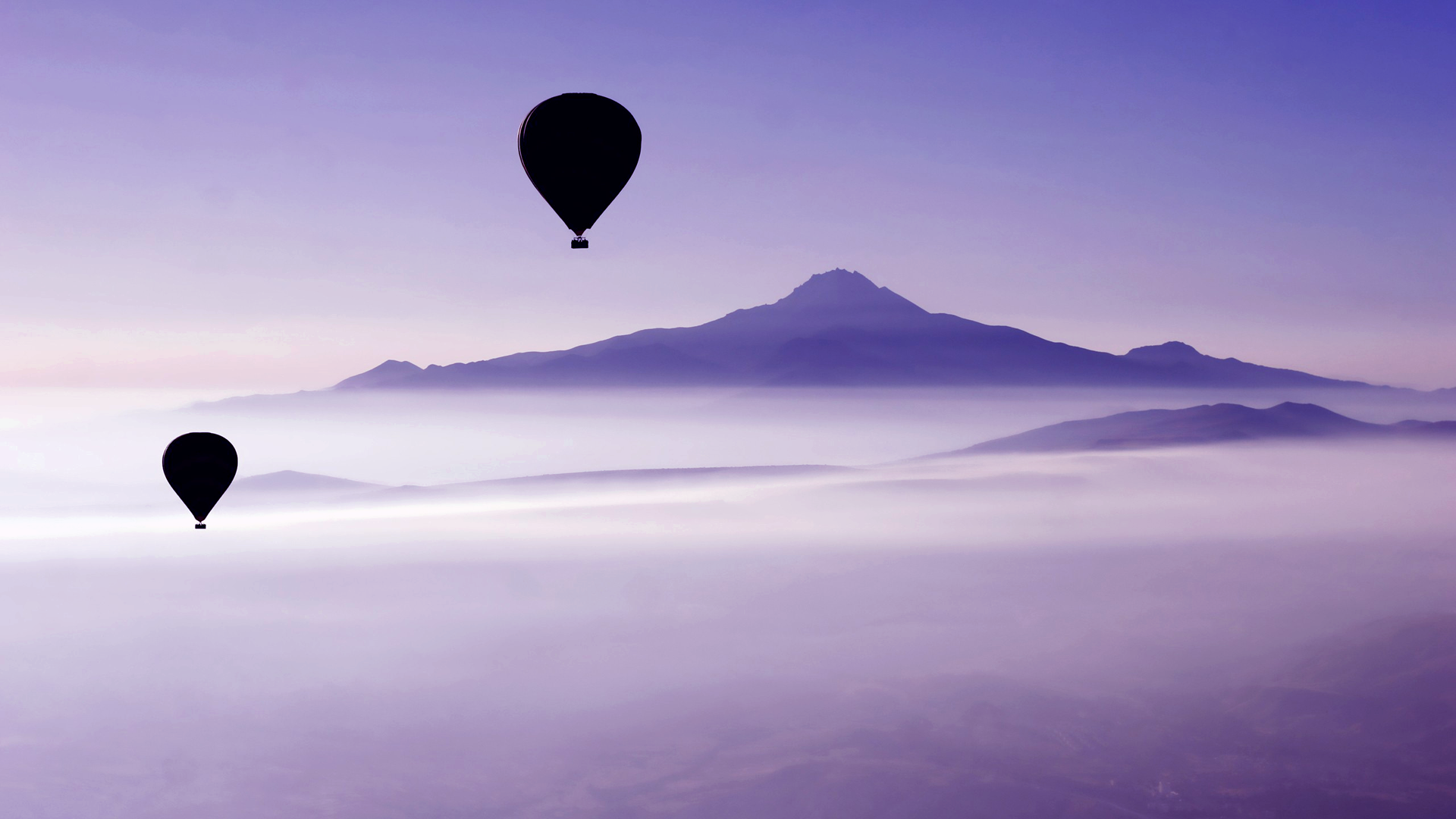 General 1920x1080 photography balloon mountains landscape mist vehicle nature sky