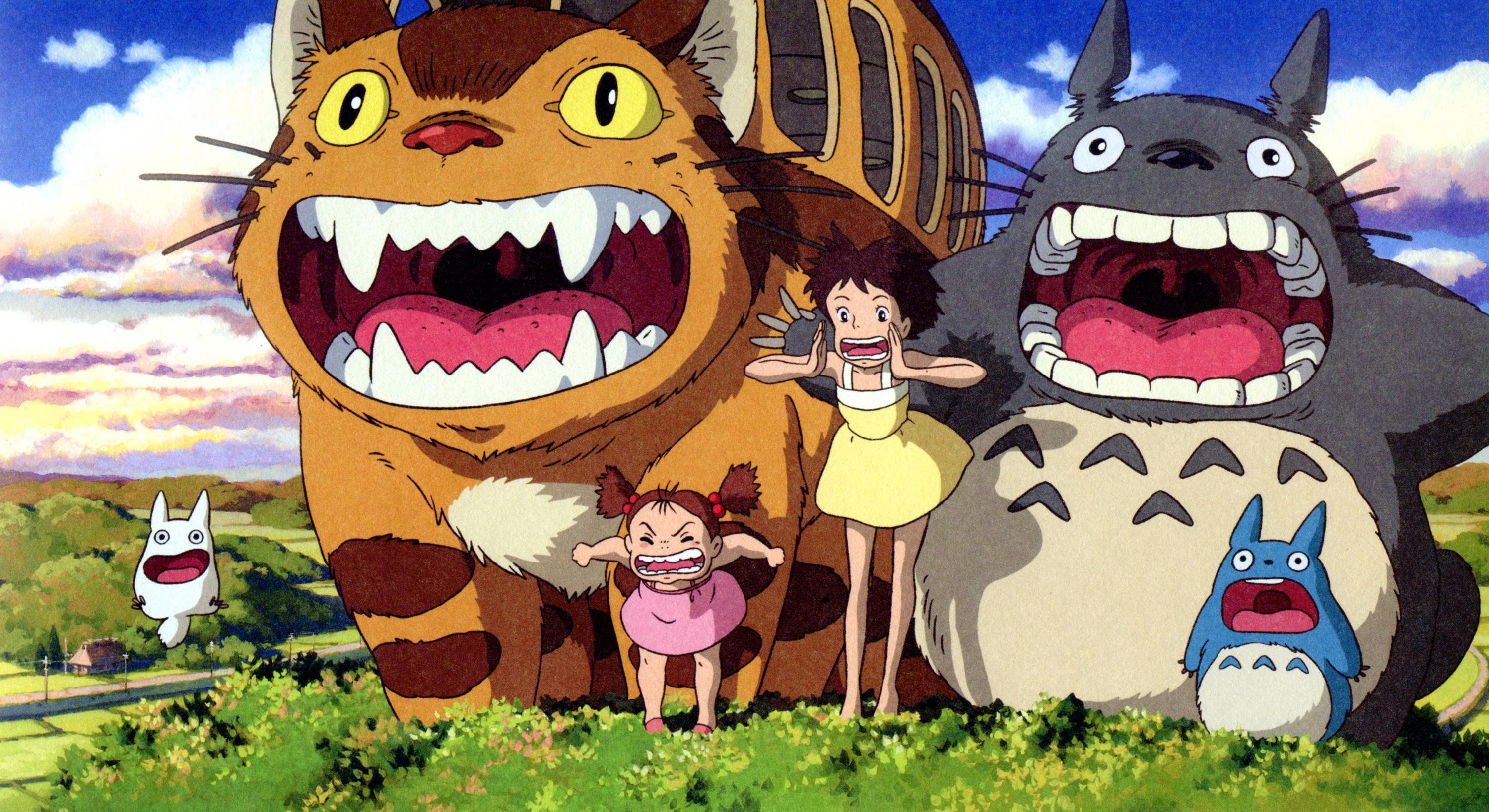 Anime 3000x1637 My Neighbor Totoro anime anime girls movies Studio Ghibli