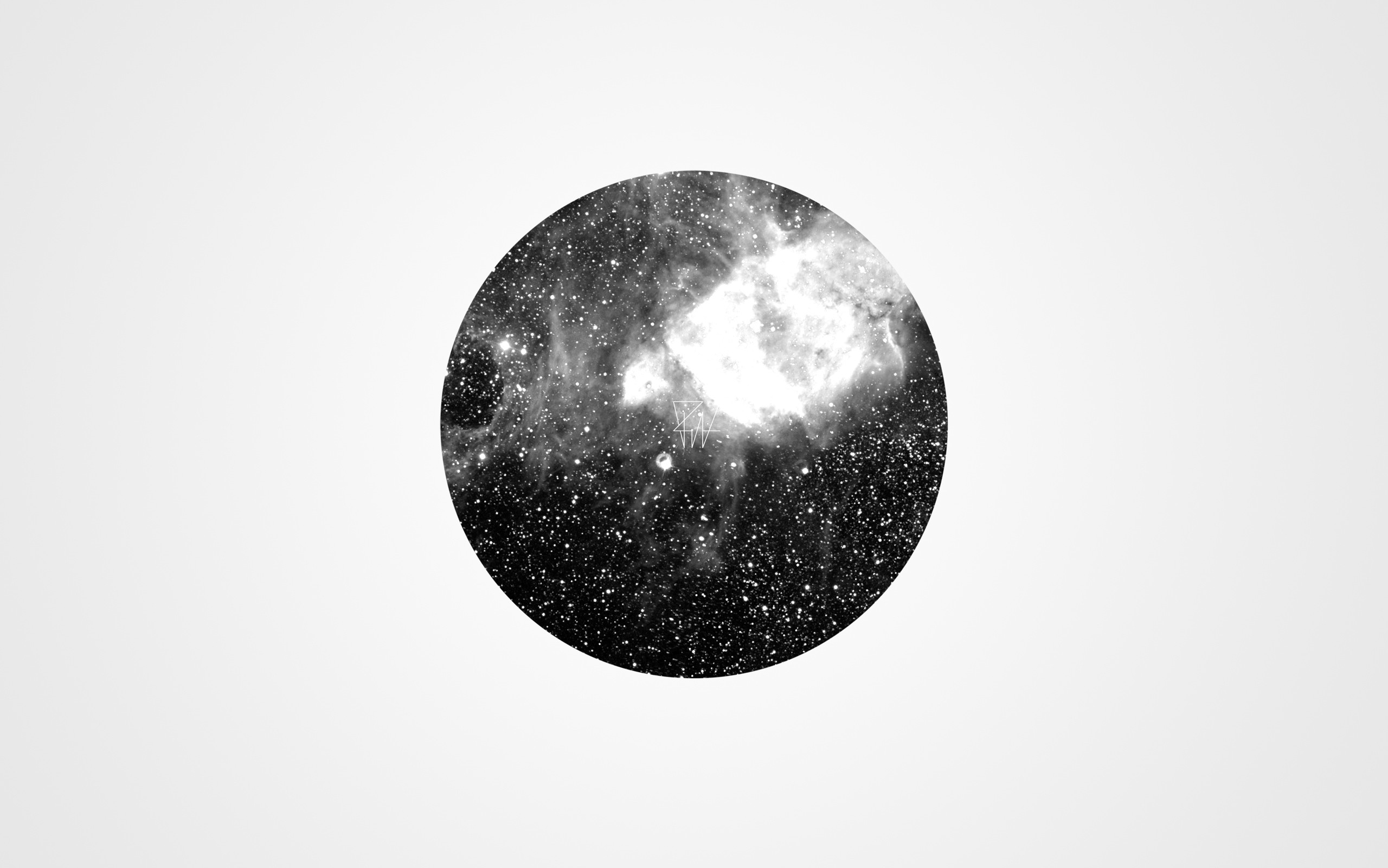 General 2560x1600 minimalism monochrome stars galaxy space art space simple background white background DeviantArt