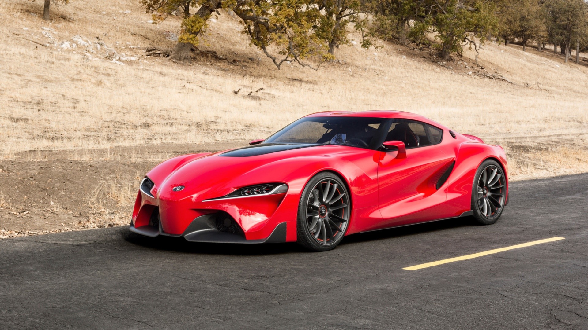 General 1920x1080 Toyota red cars car vehicle Toyota FT-1 concept cars Japanese cars