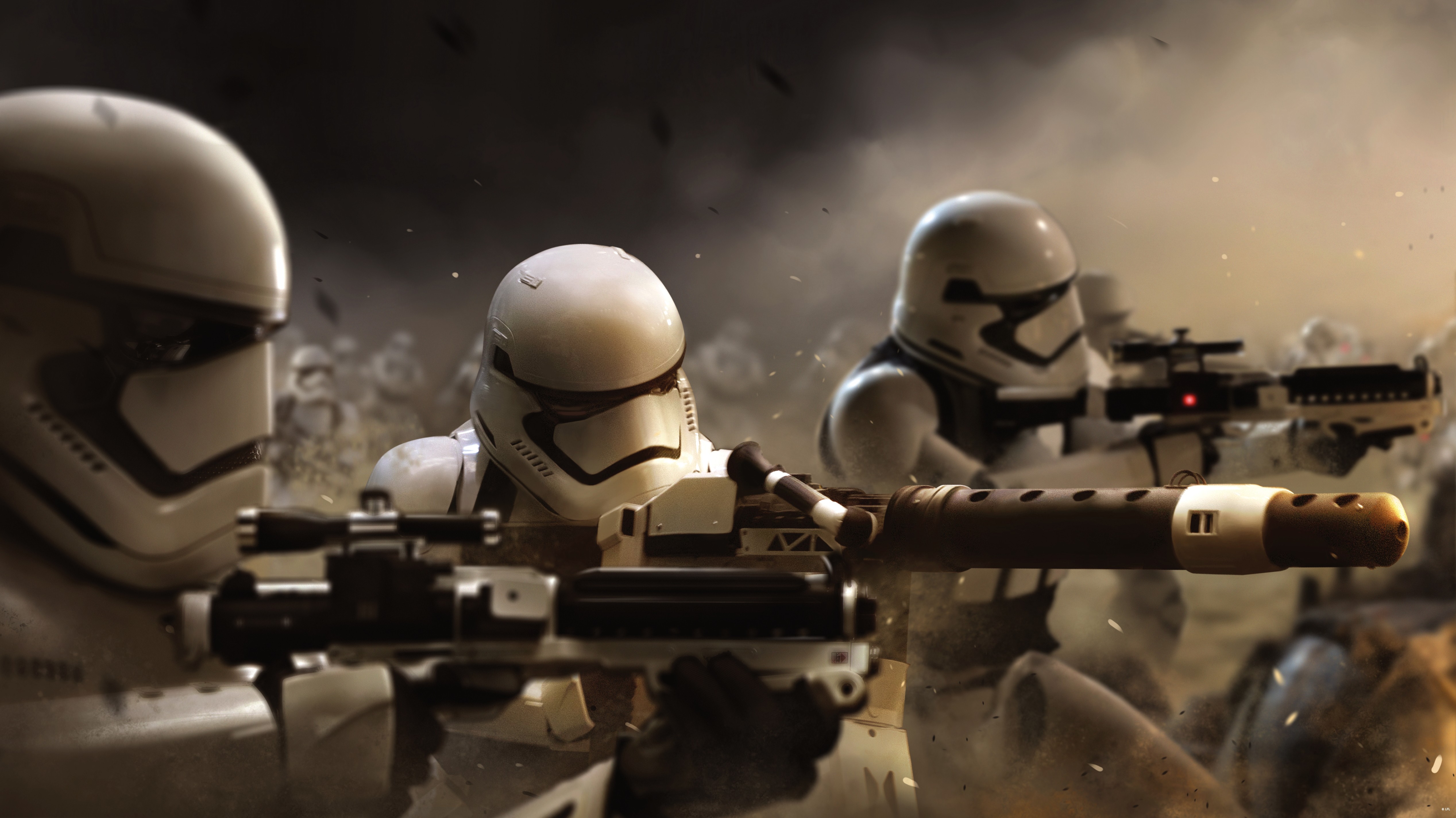 General 5070x2850 Star Wars Star Wars: The Force Awakens movies The First Order First Order Trooper science fiction blaster Futuristic Weapons