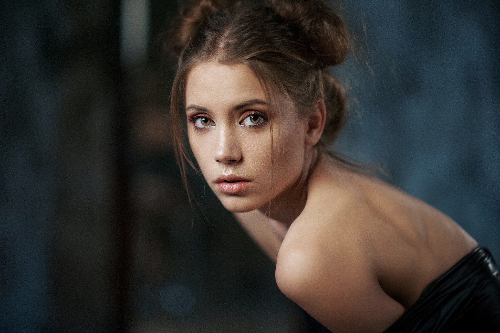Ksenia Kokoreva Women Face Russian Model Looking At Viewer Russian Women Russian Model