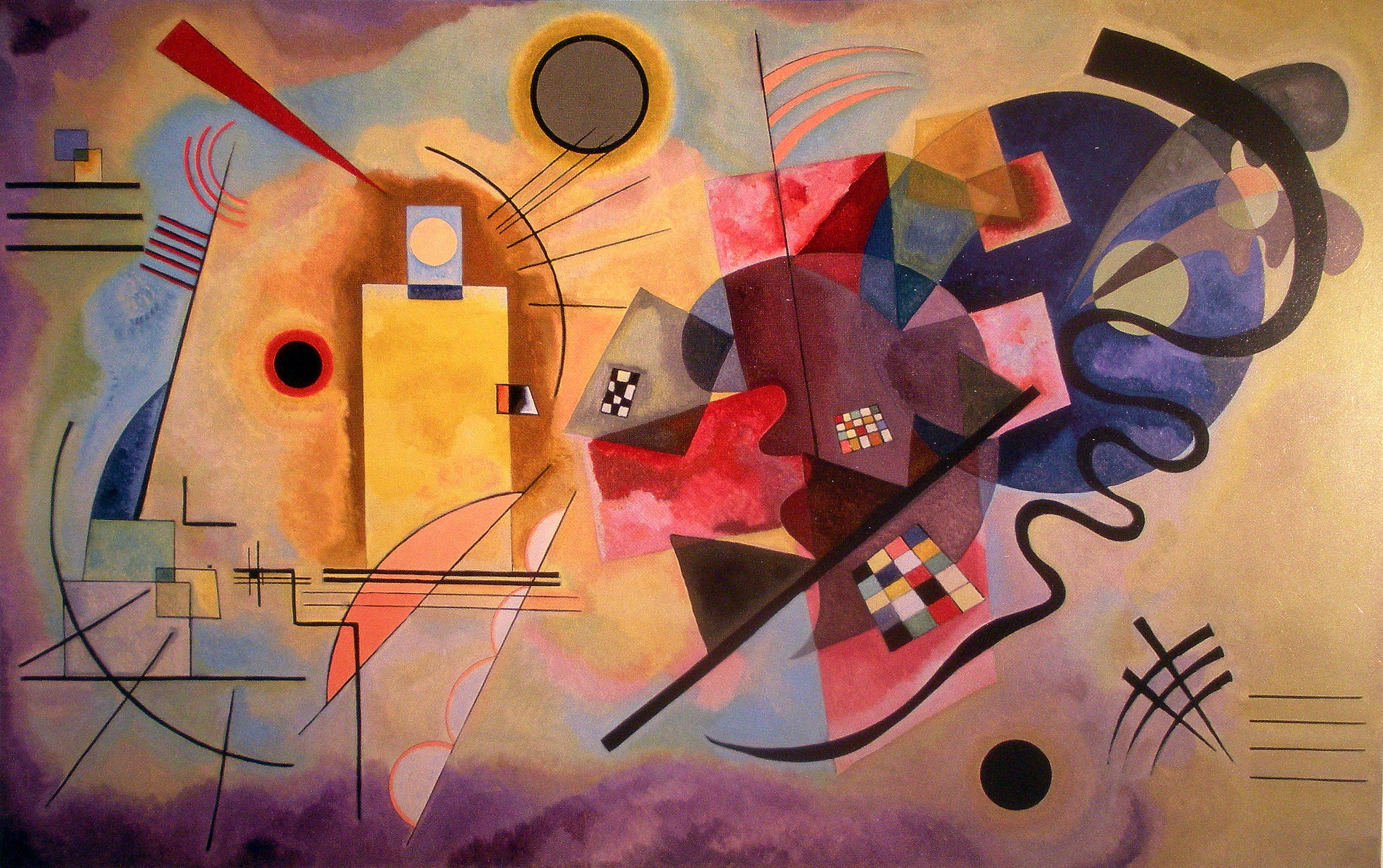 General 2820x1771 artwork Wassily Kandinsky painting classic art colorful abstract