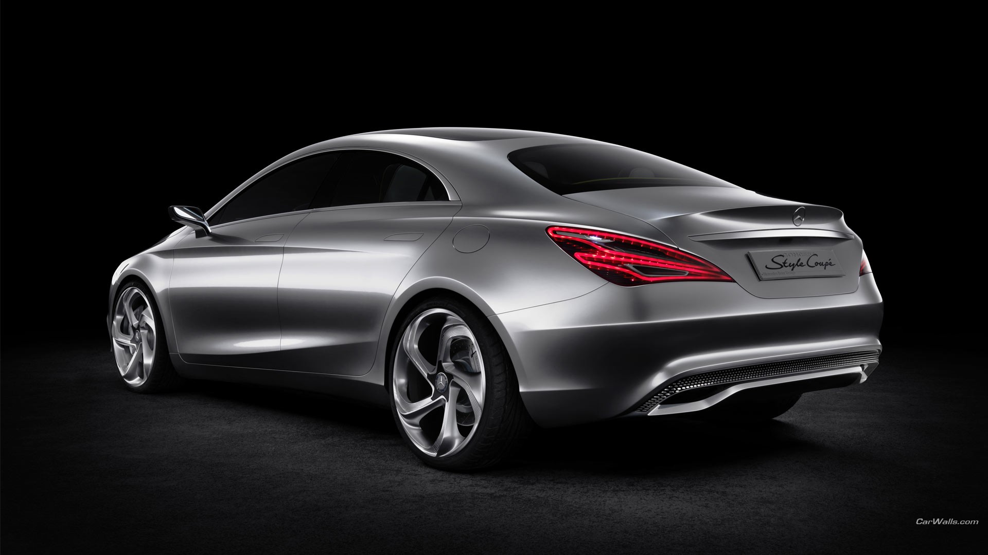 General 1920x1080 Mercedes Style Coupe concept cars Mercedes-Benz silver cars vehicle German cars car