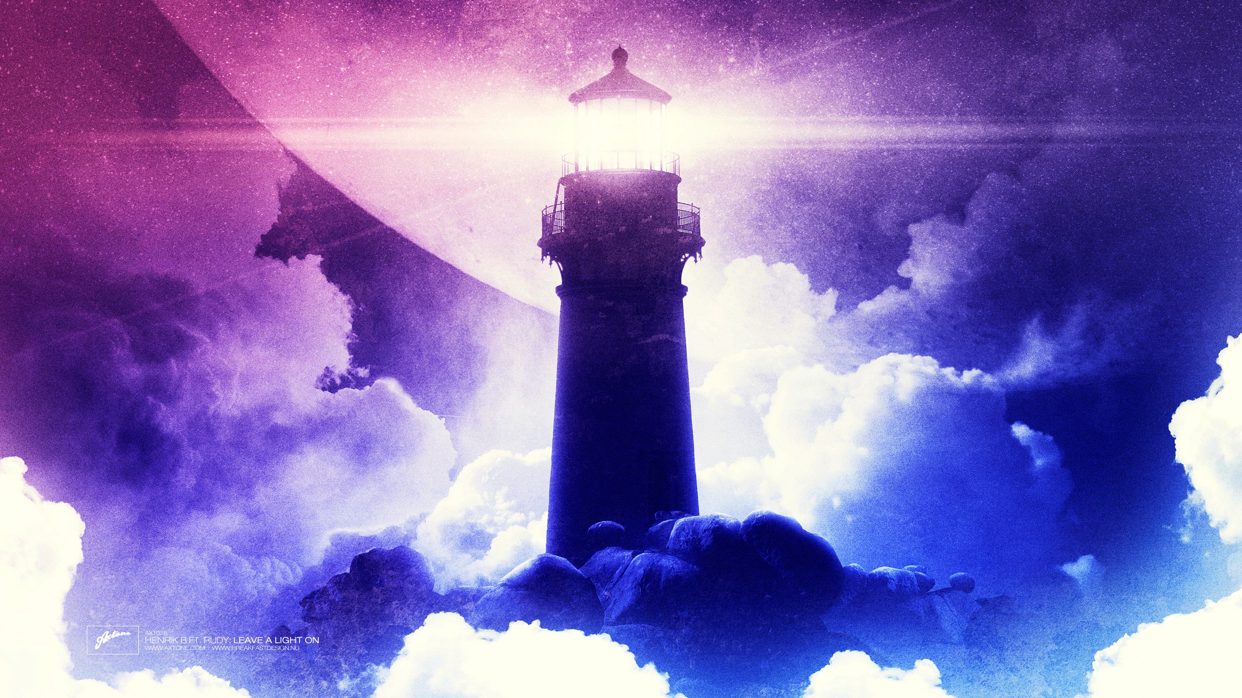 General 2560x1440 Axwell Eternal Sunshine of the Spotless Mind lights fantasy art lighthouse clouds sky artwork digital art