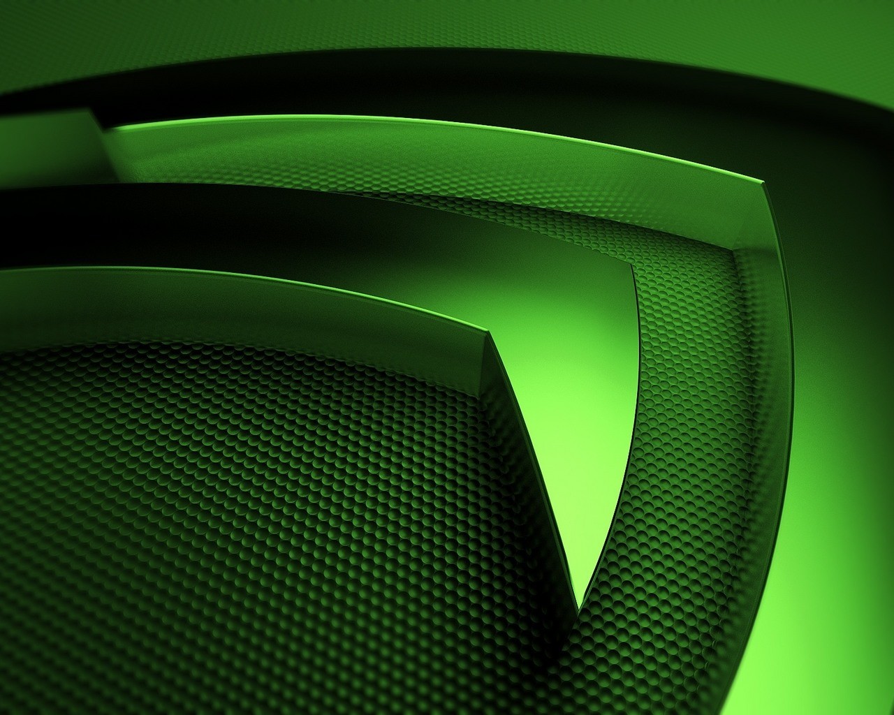 General 1280x1024 Nvidia logo green GPUs technology