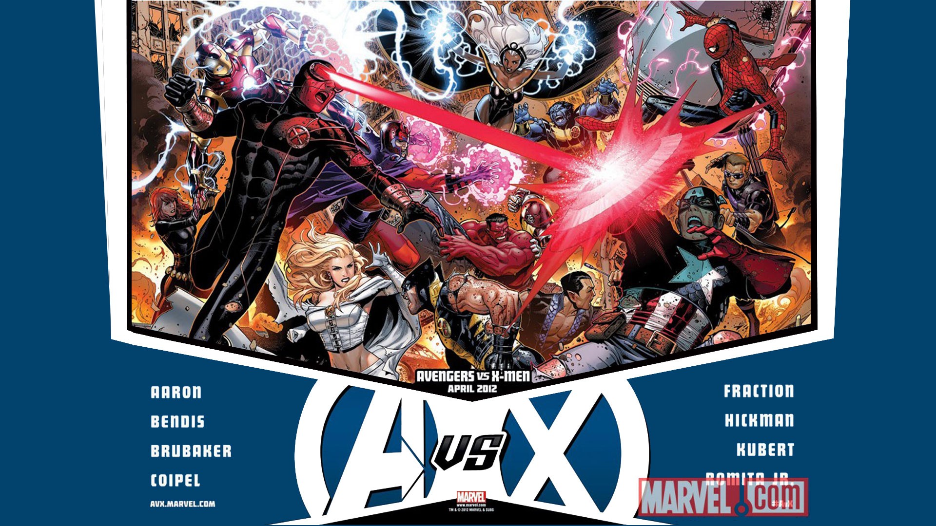 General 1920x1080 comics The Avengers X-Men 2012 (Year)