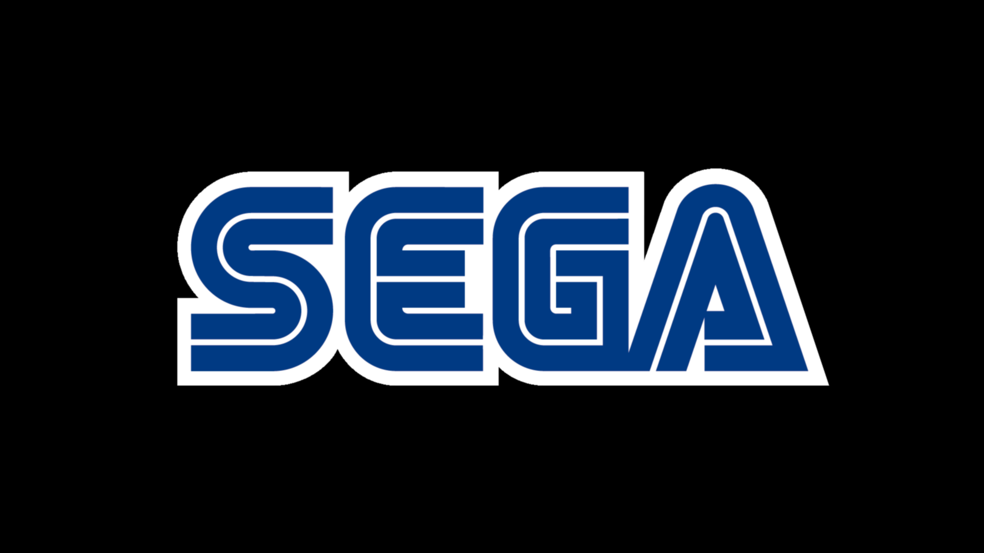 General 1920x1080 Sega black background minimalism brand logo video games simple background