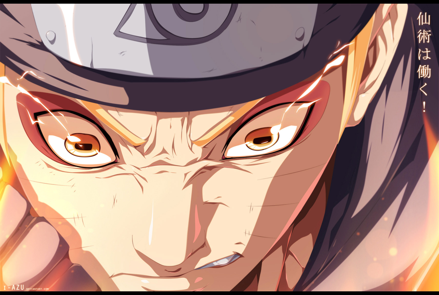 Anime 1800x1210 Uzumaki Naruto anime Naruto Shippuden anime boys angry eyes yellow eyes