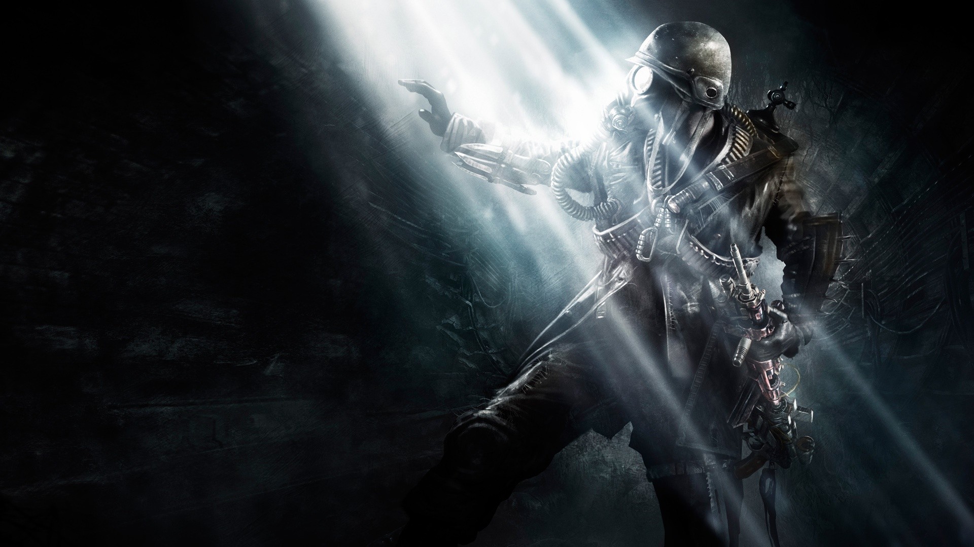 General 1920x1080 video games Metro: Last Light gas masks PC gaming science fiction video game art
