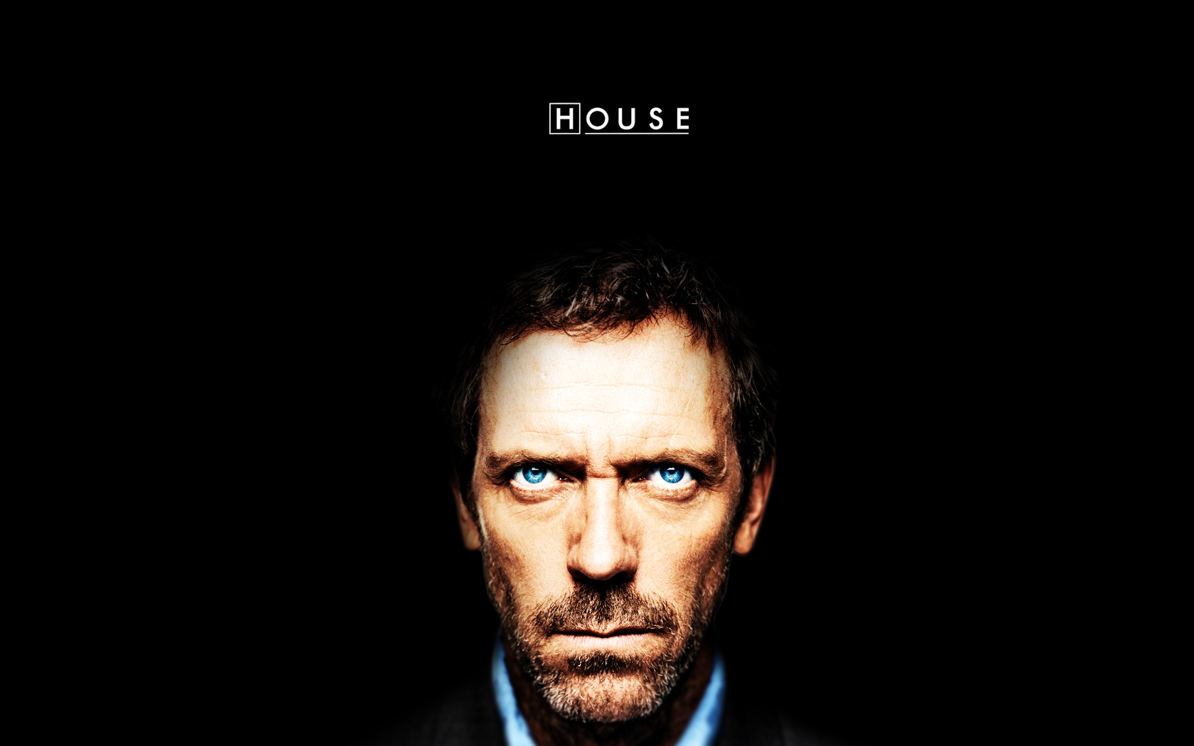 General 1680x1050 House, M.D. Gregory House blue eyes TV series face men Hugh Laurie