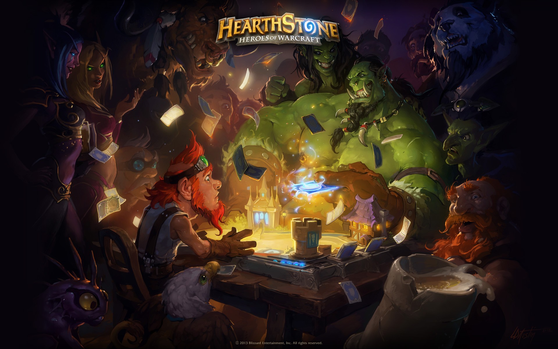 General 1920x1200 Hearthstone: Heroes of Warcraft Blizzard Entertainment Hearthstone concept art artwork digital art Warcraft video games 2013 (Year) PC gaming