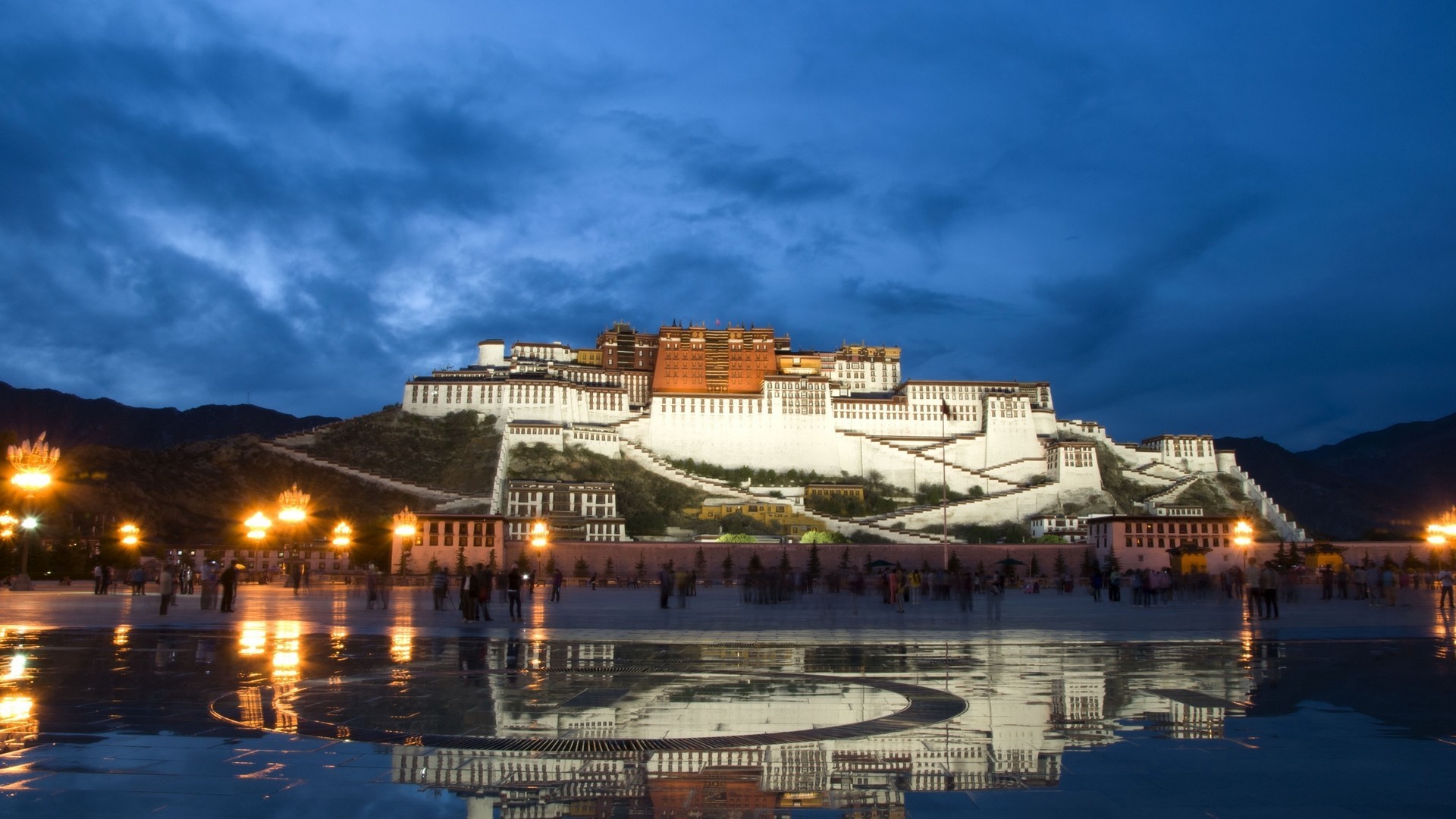 General 1920x1080 Tibet Potala Palace Lhasa Buddhism Asia reflection building