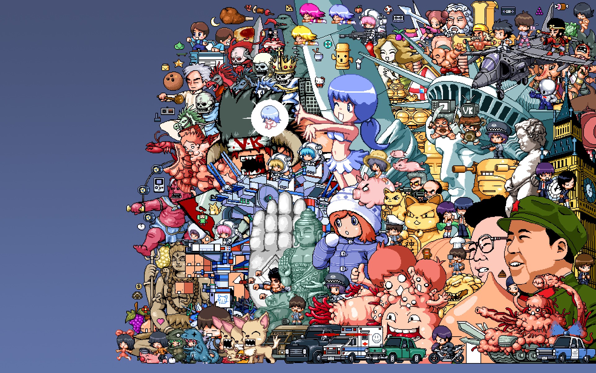 General 1920x1200 artwork anime collage