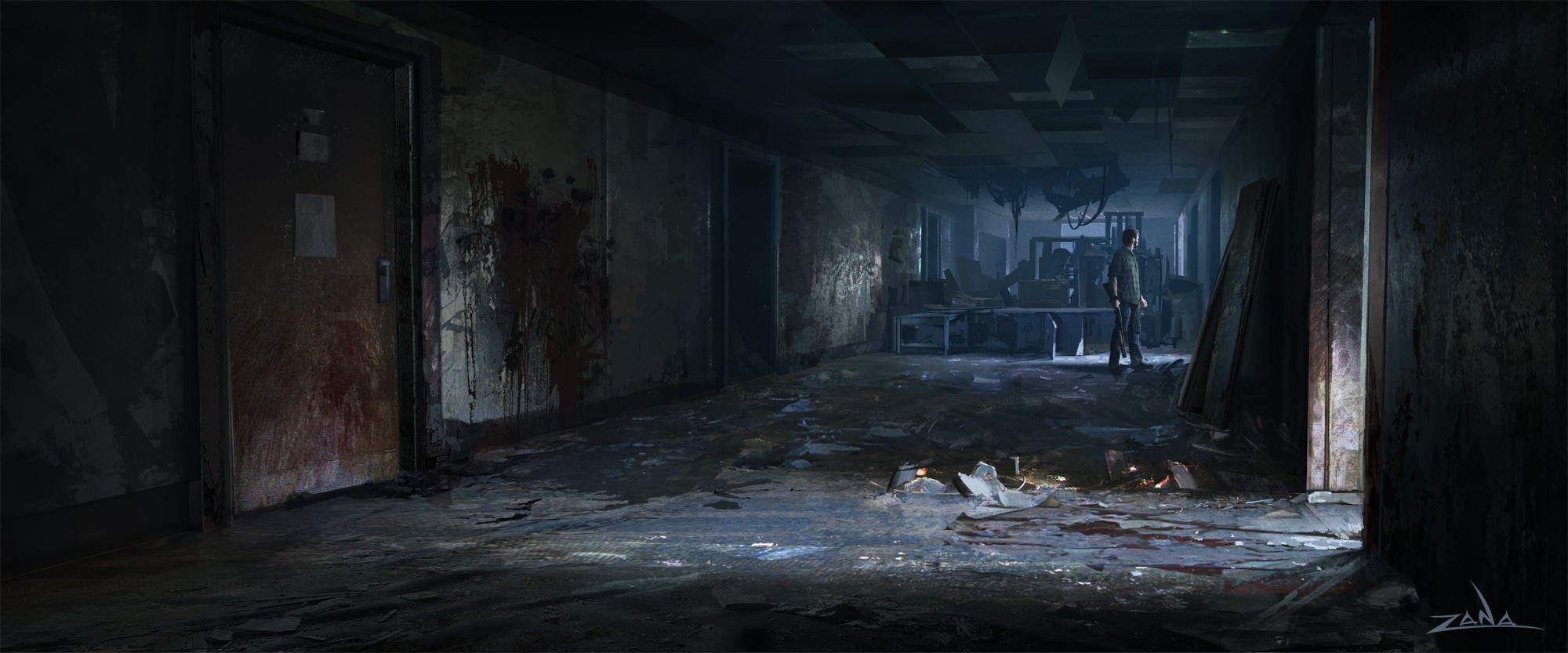 General 2000x833 The Last of Us concept art video games ruins video game art apocalyptic