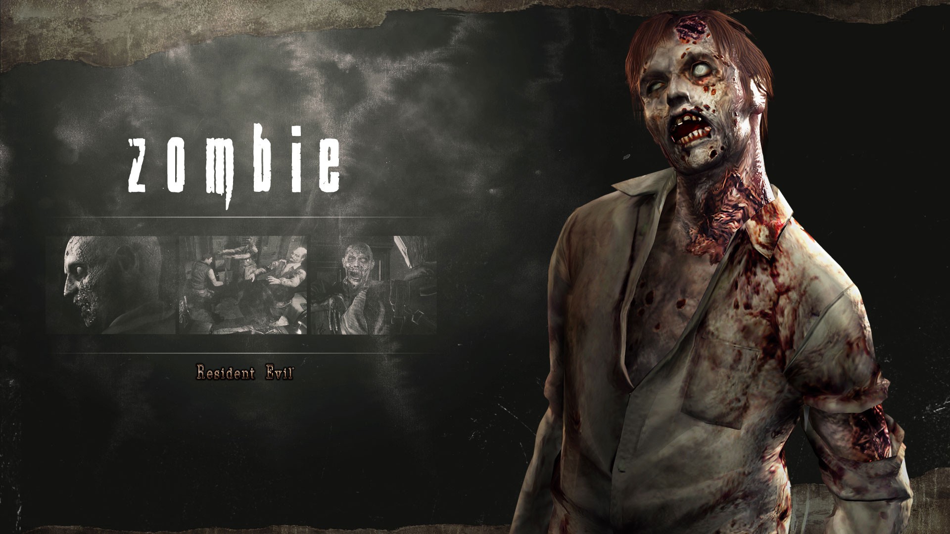 General 1920x1080 Resident Evil gore video games Video Game Horror zombies video game art blood undead