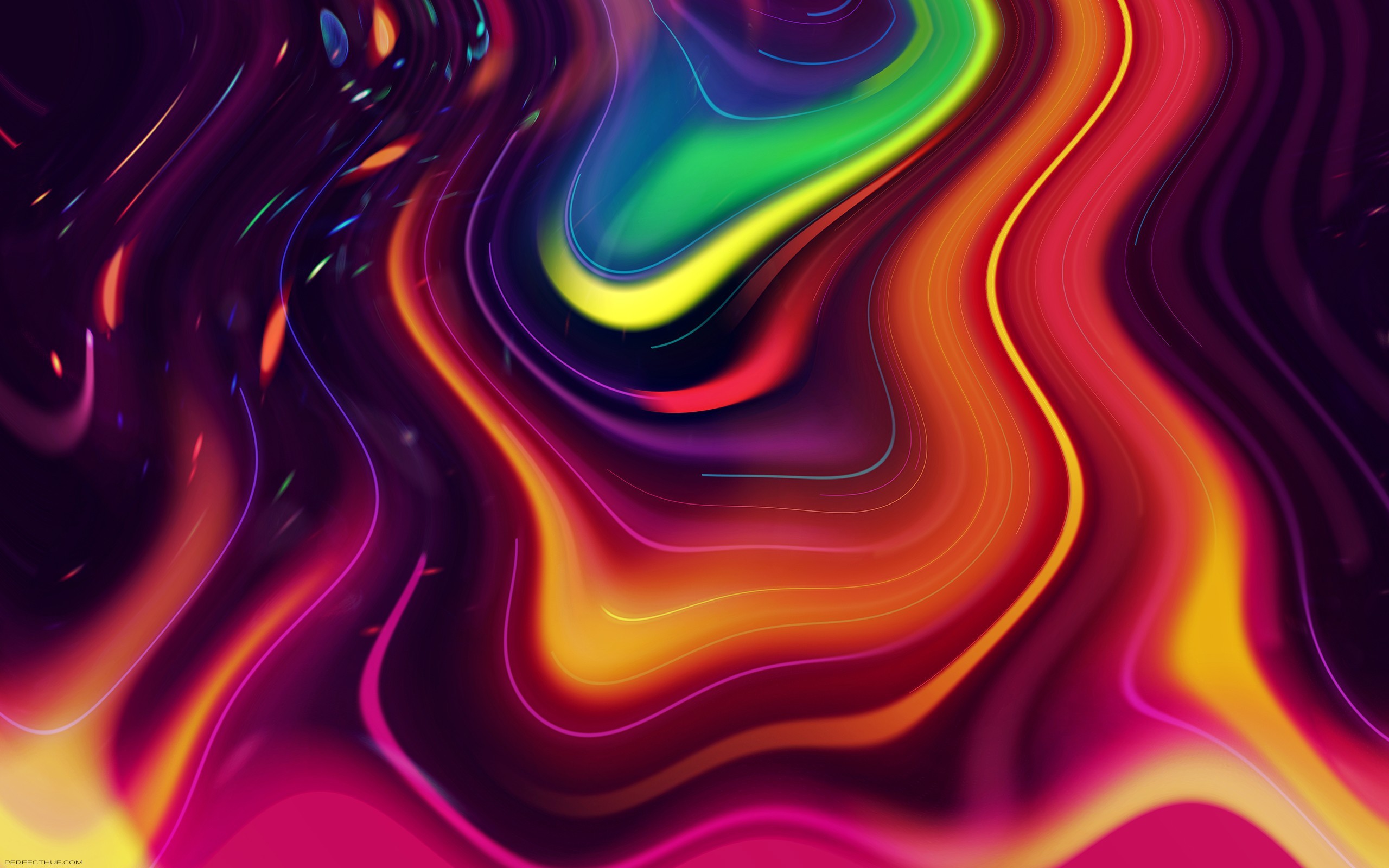General 2560x1600 abstract shapes colorful digital art