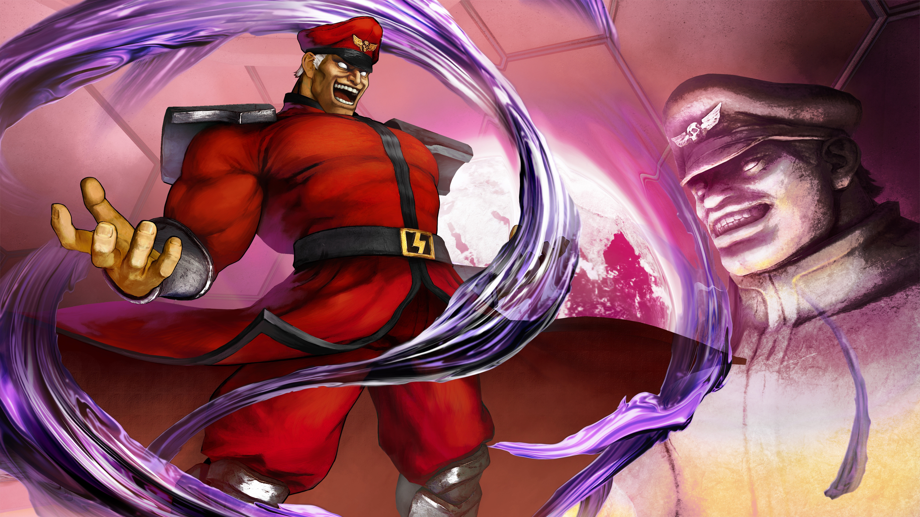 General 3000x1688 Street Fighter V M. bison PlayStation 4 video games video game man video game warriors