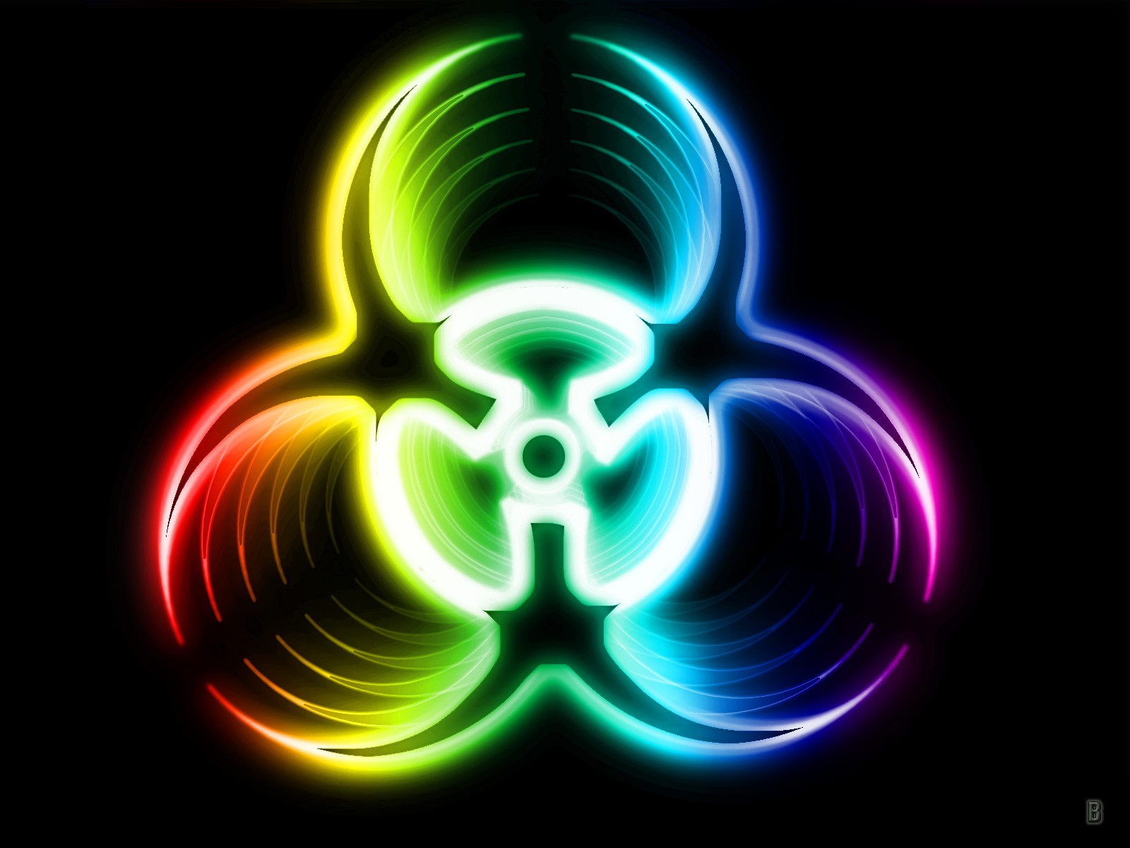 General 1600x1200 biohazard colorful CGI simple background