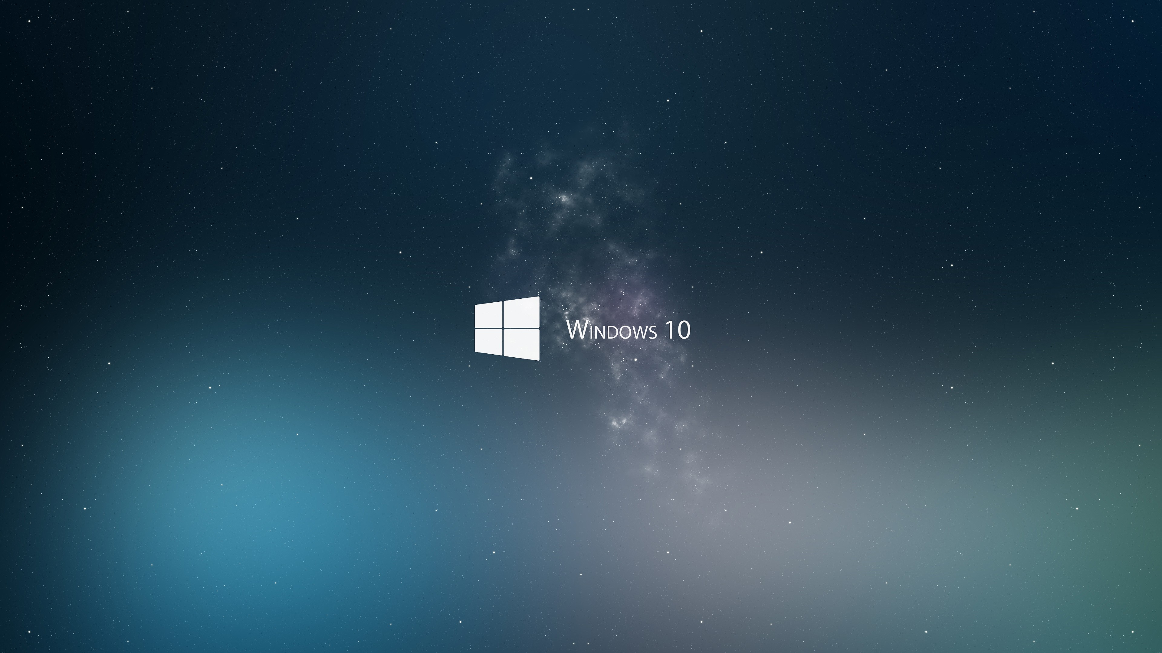 General 3840x2160 Windows 10 operating system Microsoft Windows computer space brand iOS logo stars