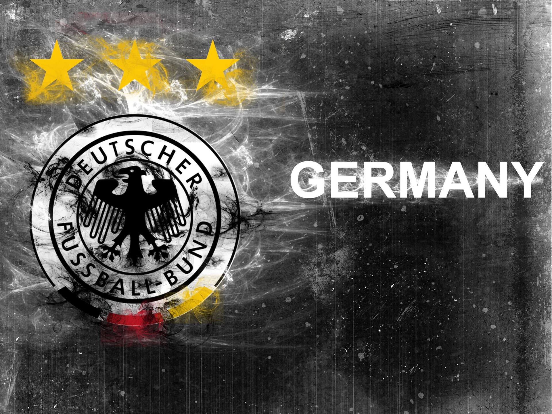 General 1920x1440 Germany soccer grunge sport logo digital art