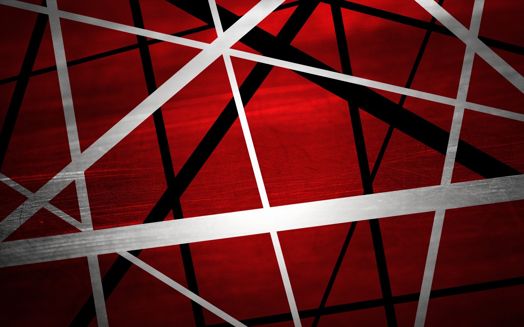 General 1680x1050 red artwork lines white black red background Van Halen