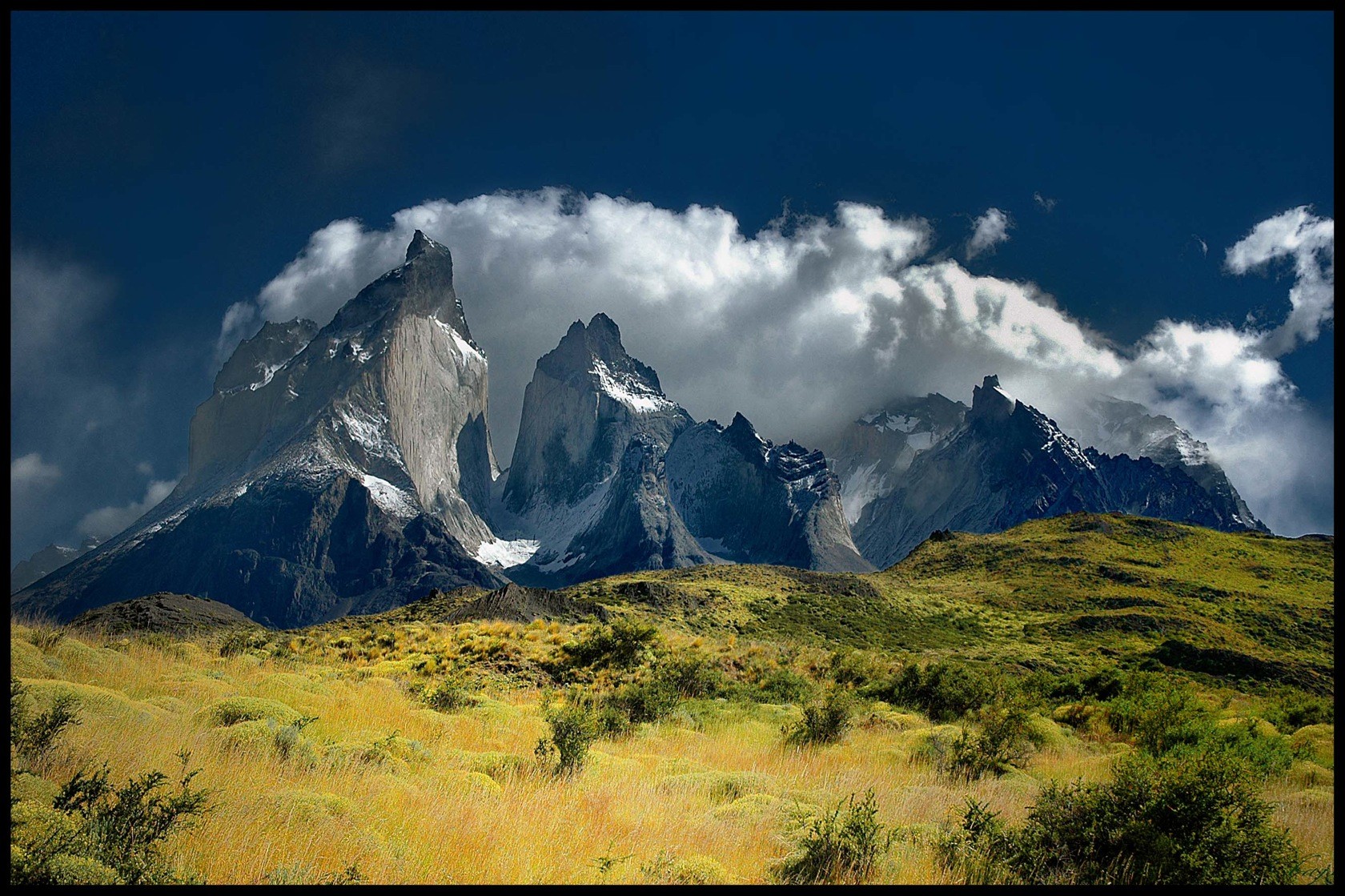 General 1680x1119 mountains Chile nature clouds landscape Torres del Paine Patagonia