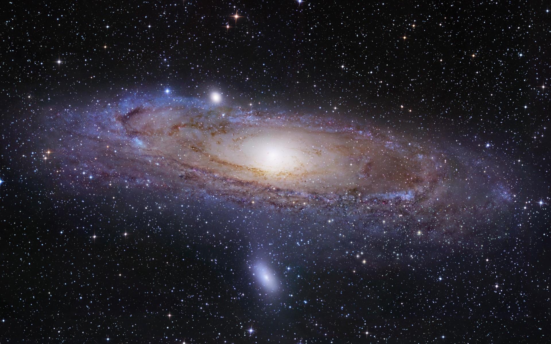 General 1920x1200 space digital art galaxy space art Messier 31 Andromeda spiral galaxy