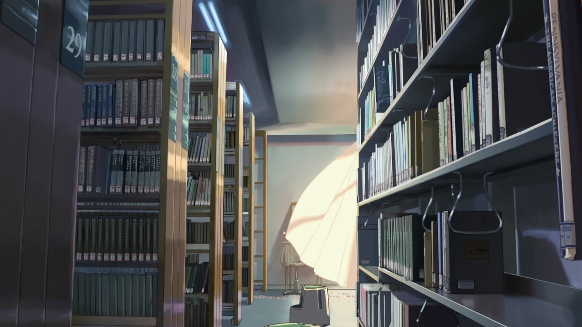 Anime 1920x1080 5 Centimeters Per Second anime books indoors