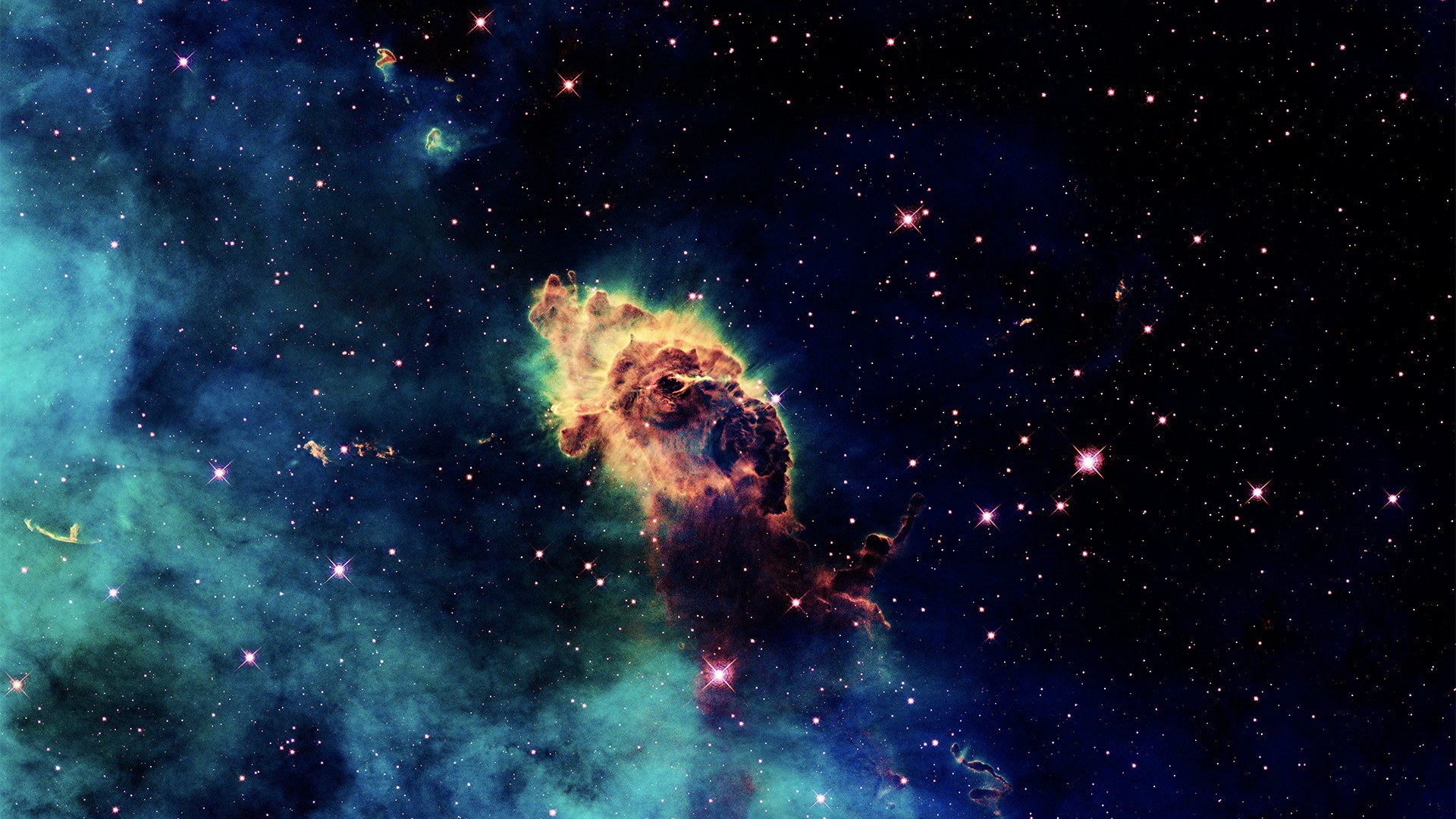 General 1920x1080 galaxy stars space nebula digital art space art Carina Nebula