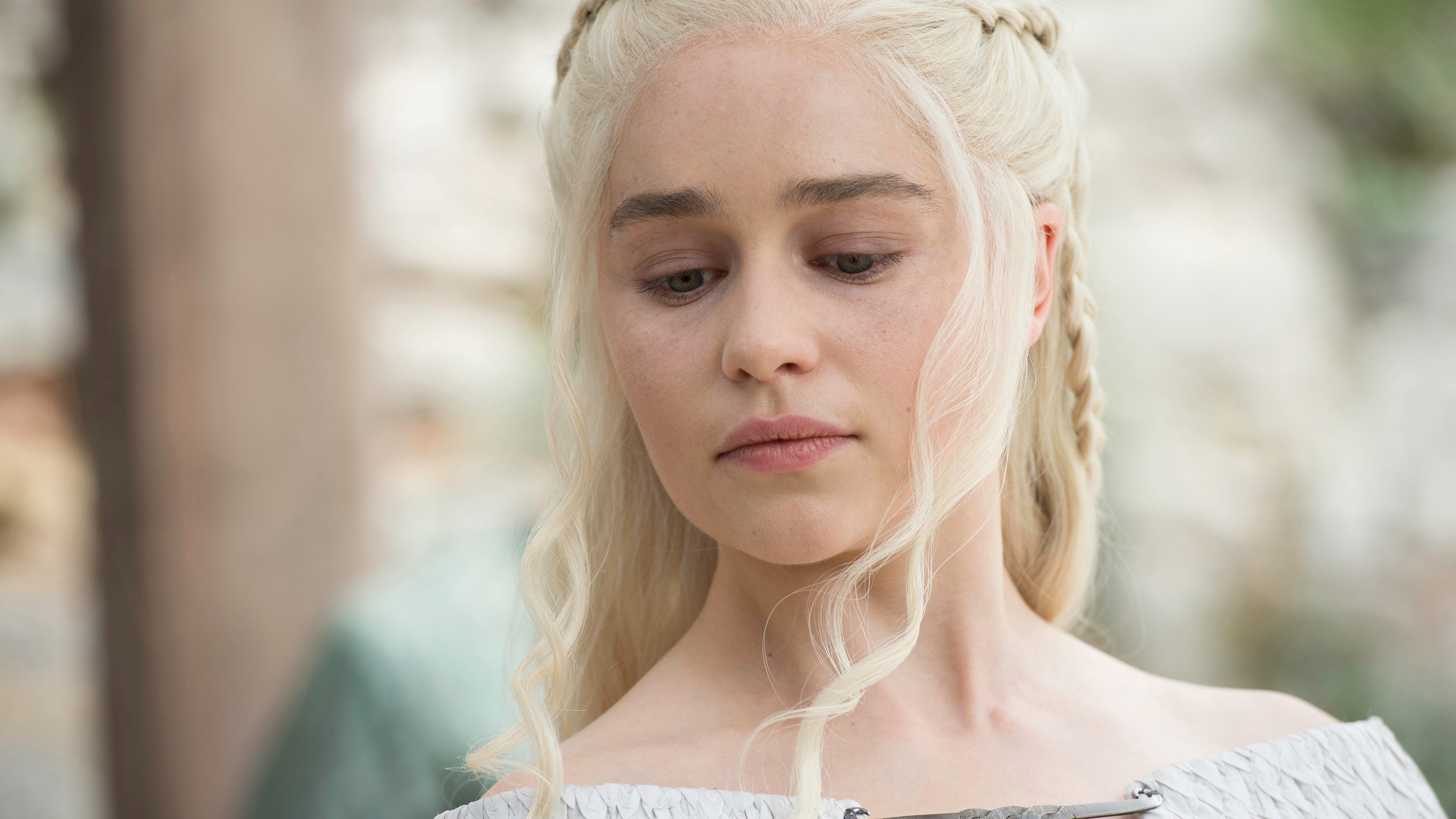 People 4200x2363 Game of Thrones Daenerys Targaryen Emilia Clarke women actress TV series face fantasy girl
