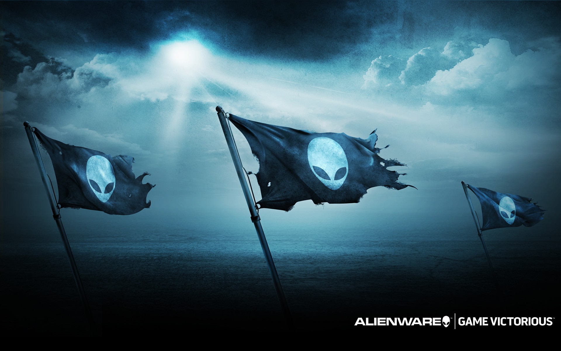General 1920x1200 Alienware computer PC gaming flag