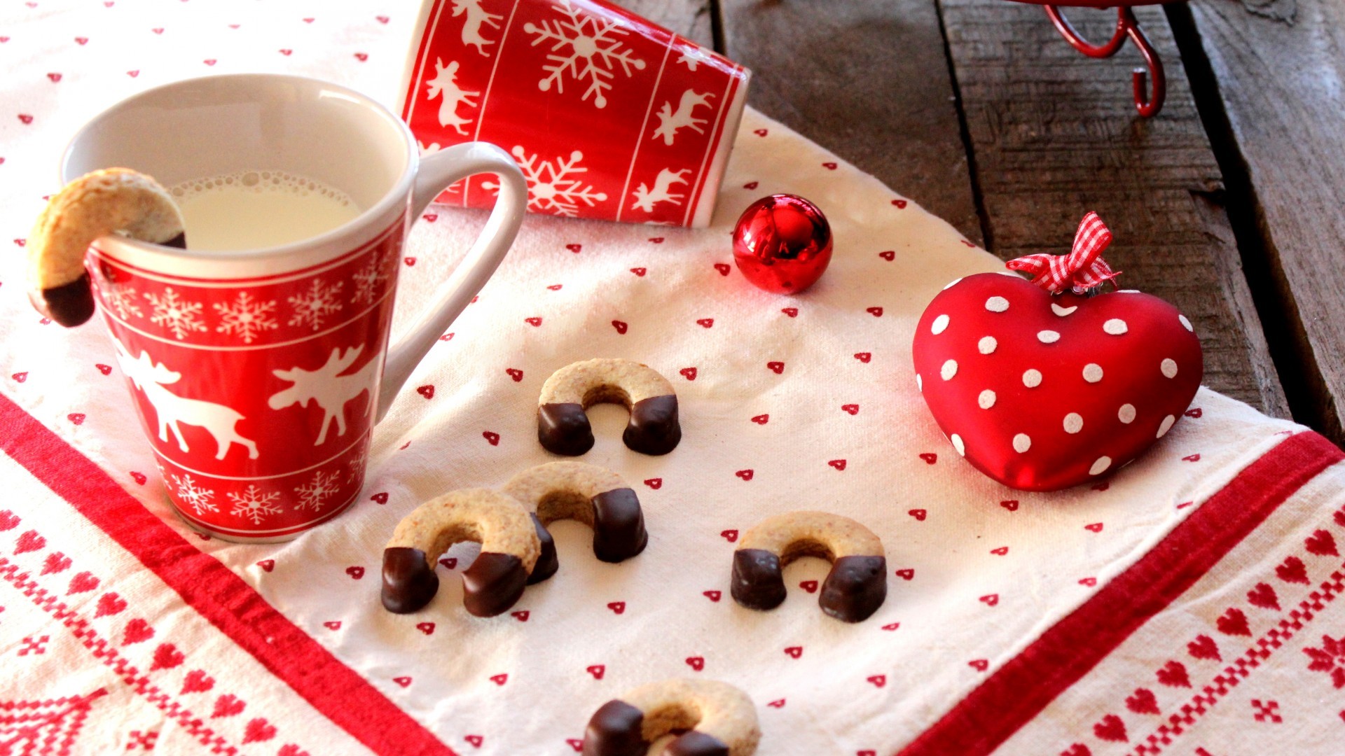 General 1920x1080 Christmas cup sweets pastries food holiday winter