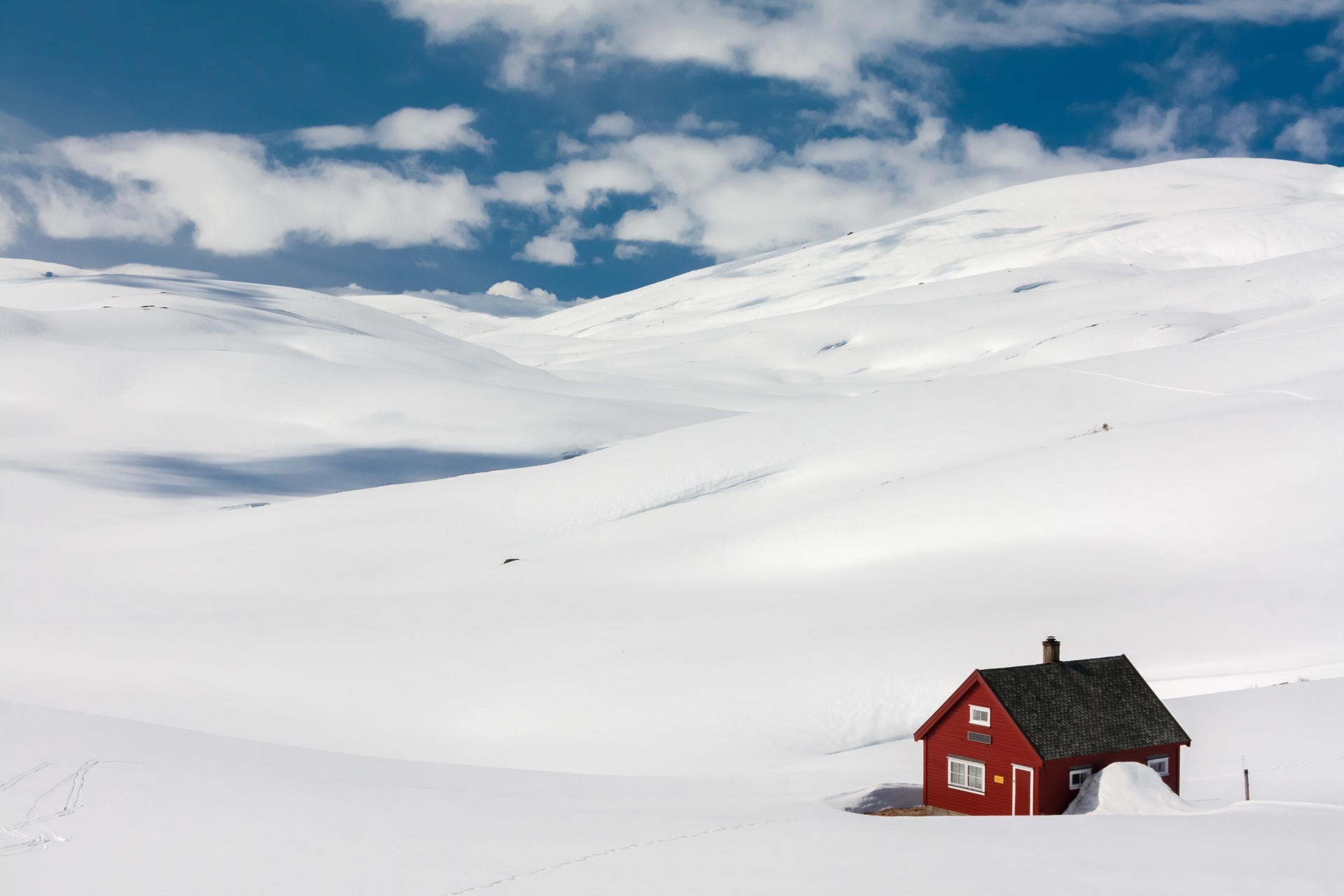 General 1920x1280 landscape snow hut house white nature