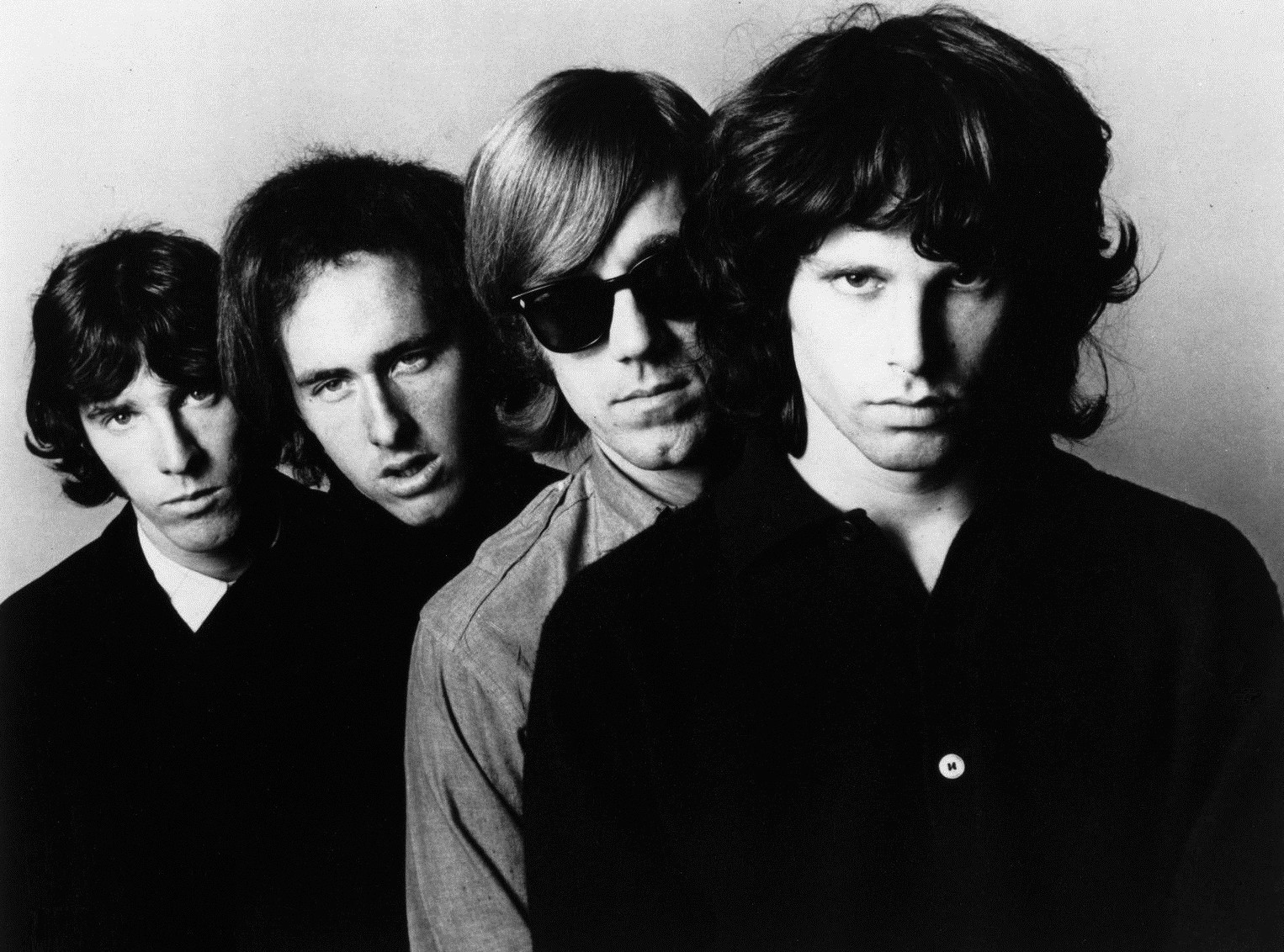 People 1526x1132 music rock & roll Jim Morrison monochrome The Doors (Music) men sunglasses band