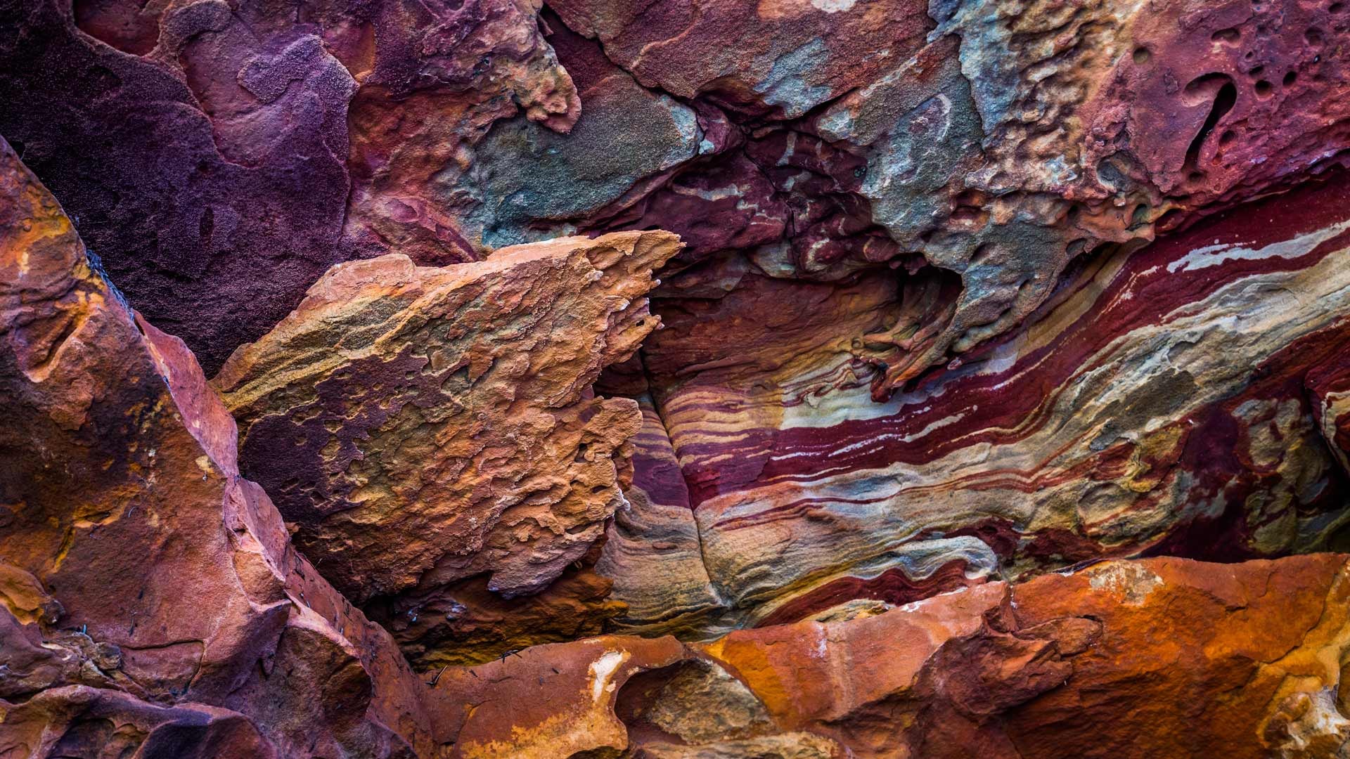 General 1920x1080 abstract photography rocks nature colorful rock formation Australia national park
