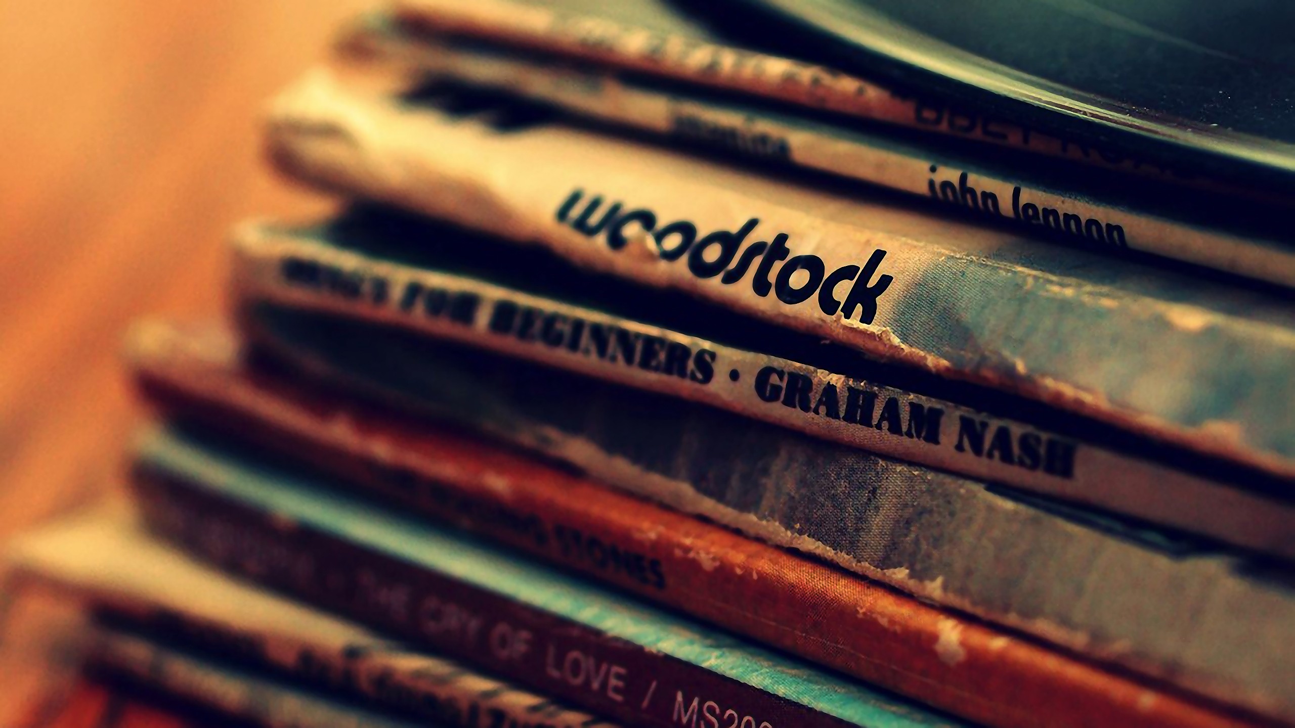 General 2560x1440 music album covers vinyl Woodstock Graham Nash John Lennon old