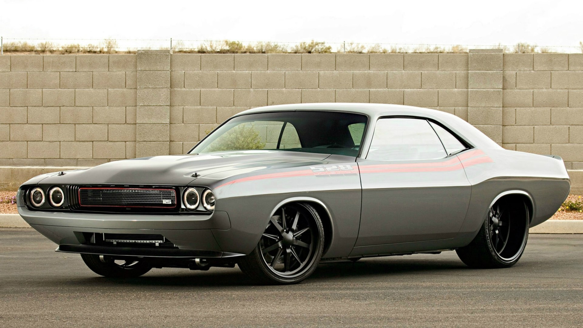 General 1920x1080 car Dodge Challenger vehicle silver cars Dodge muscle cars American cars