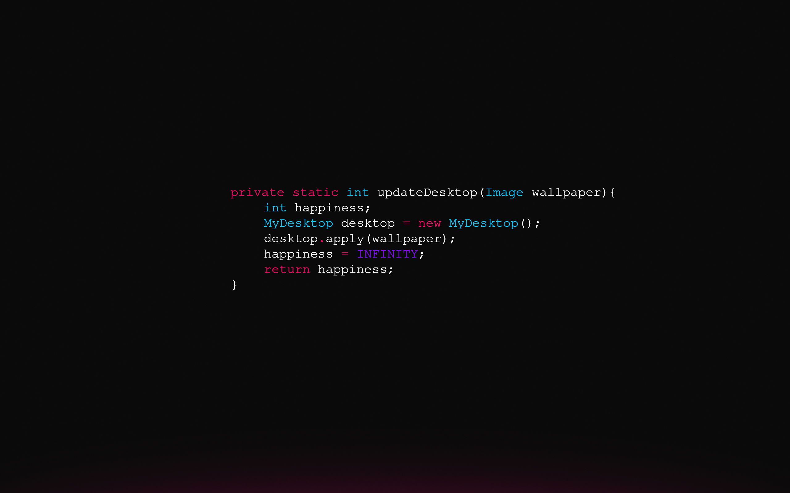 General 2560x1600 syntax highlighting code Java minimalism simple background black background web development