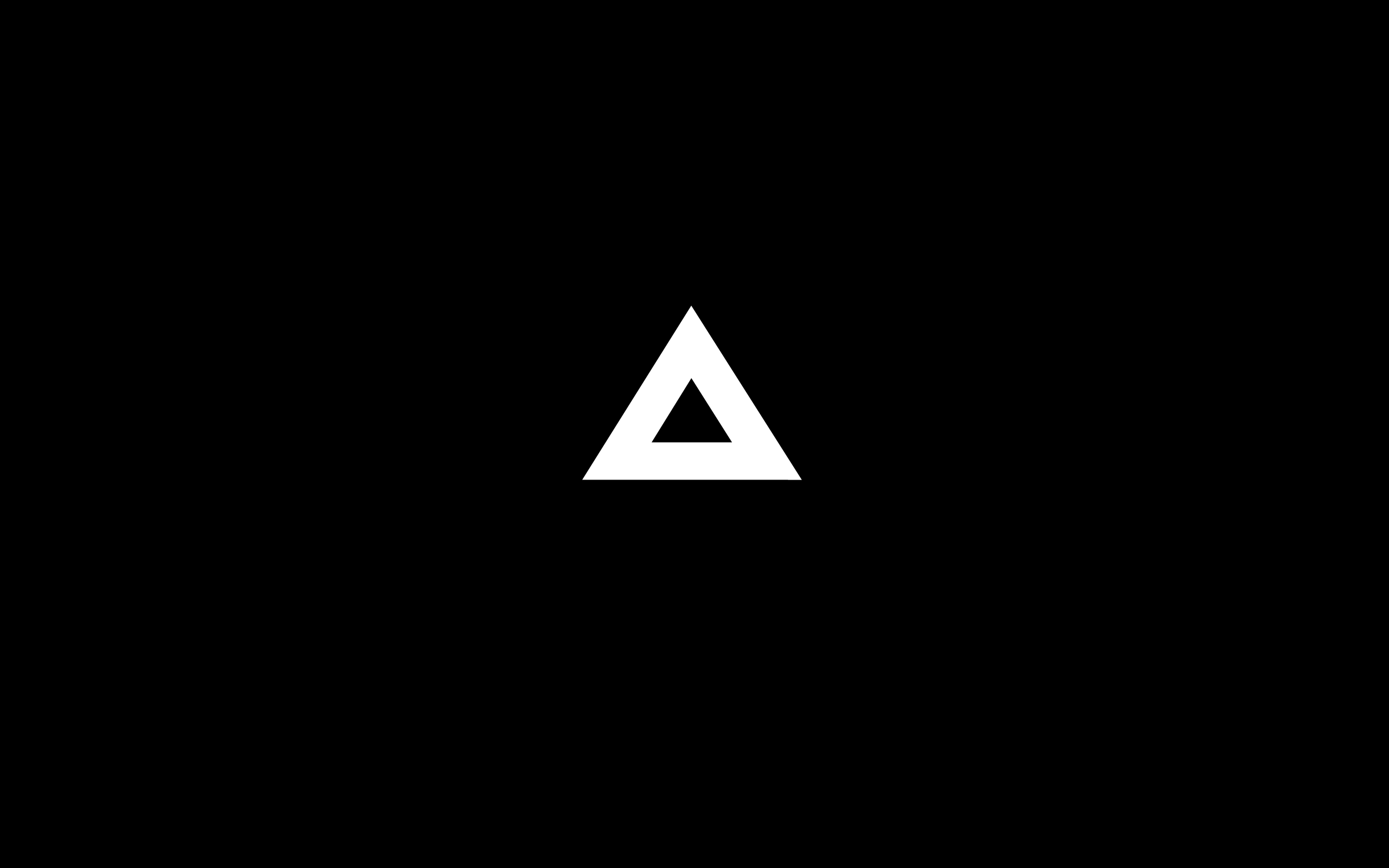 General 2560x1600 minimalism black triangle simple background