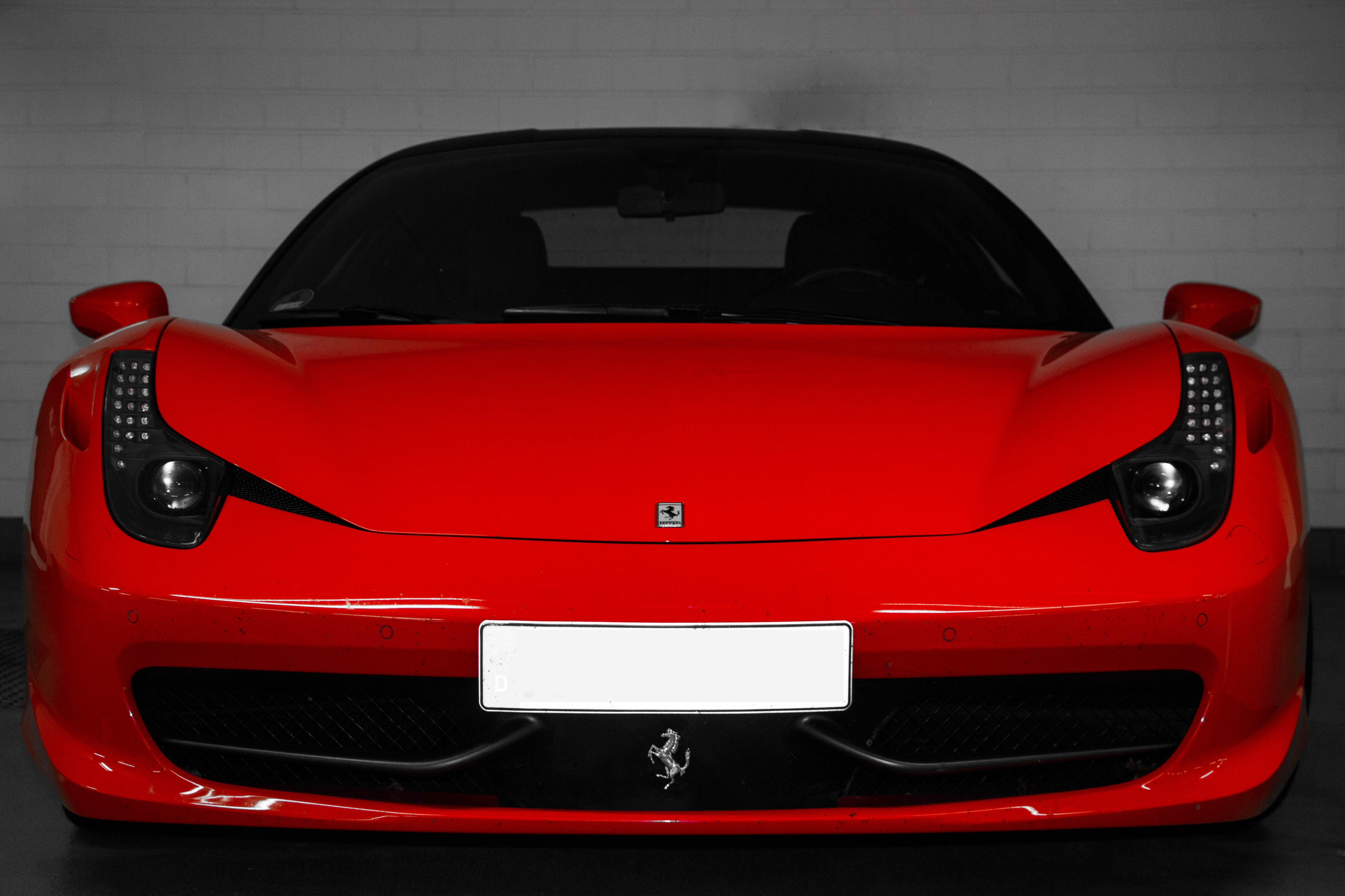 General 5472x3648 red cars car vehicle Ferrari Ferrari 458 italian cars Stellantis