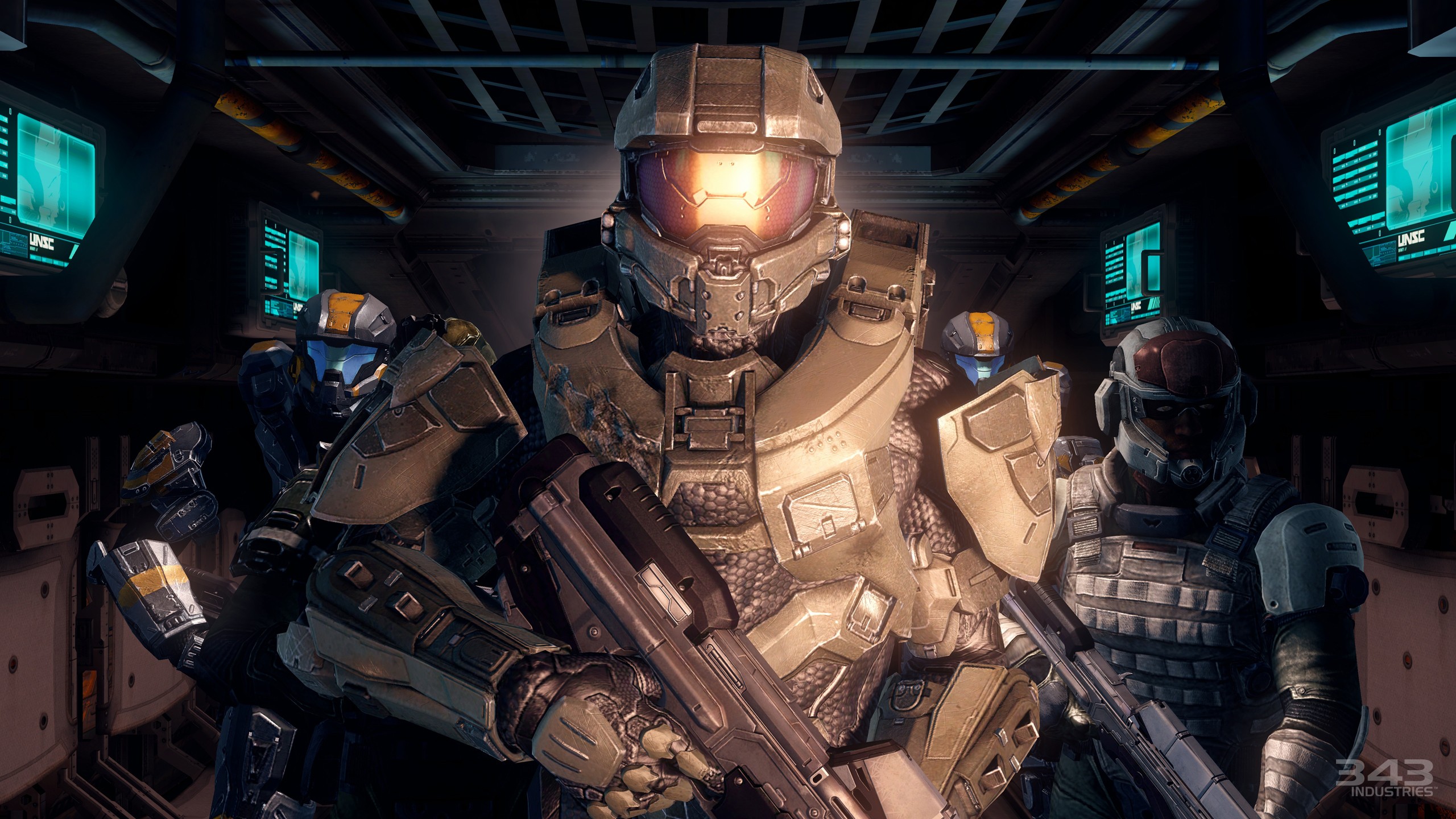 General 2560x1440 Halo 4 343 Industries Halo: The Master Chief Collection video games Halo (game) video game art science fiction Master Chief (Halo) futuristic armor video game characters