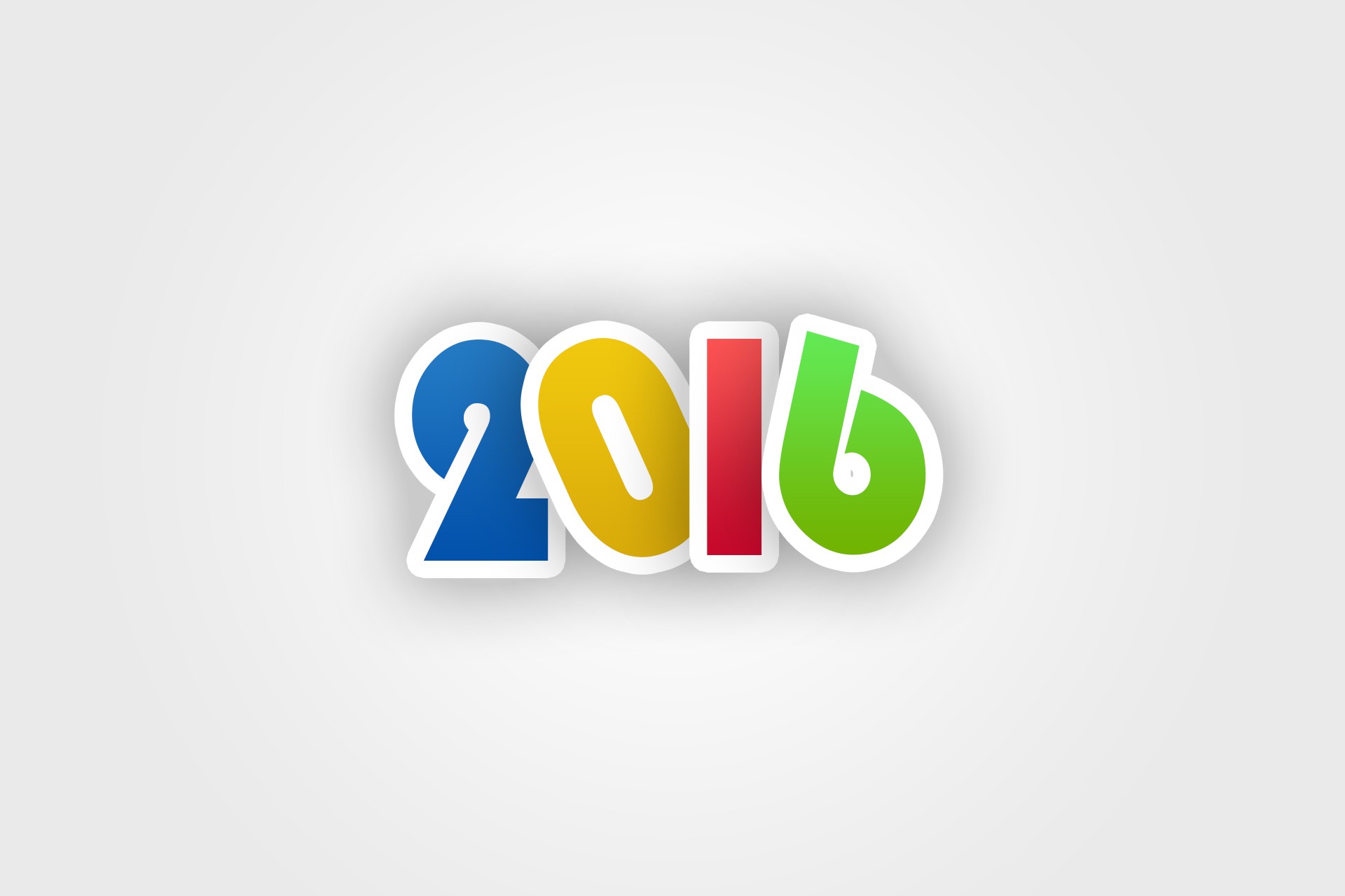 General 1920x1280 New Year minimalism 2016 (year) numbers white background simple background holiday