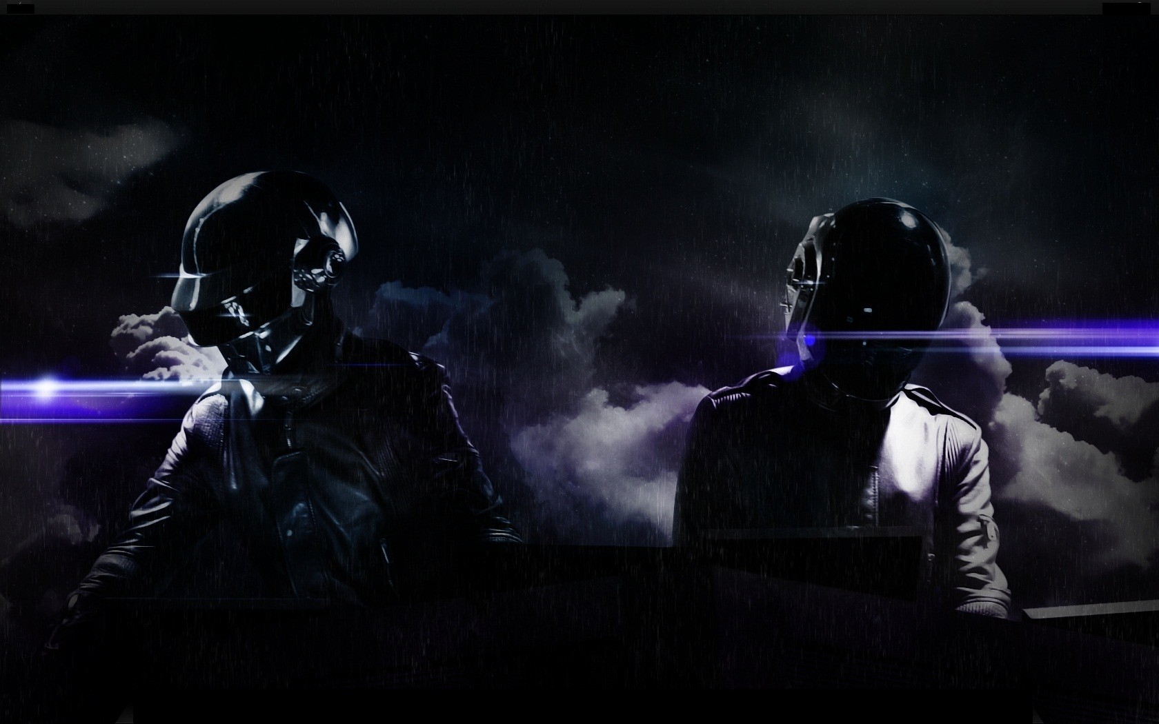 General 1680x1050 music Daft Punk artwork electronic music band
