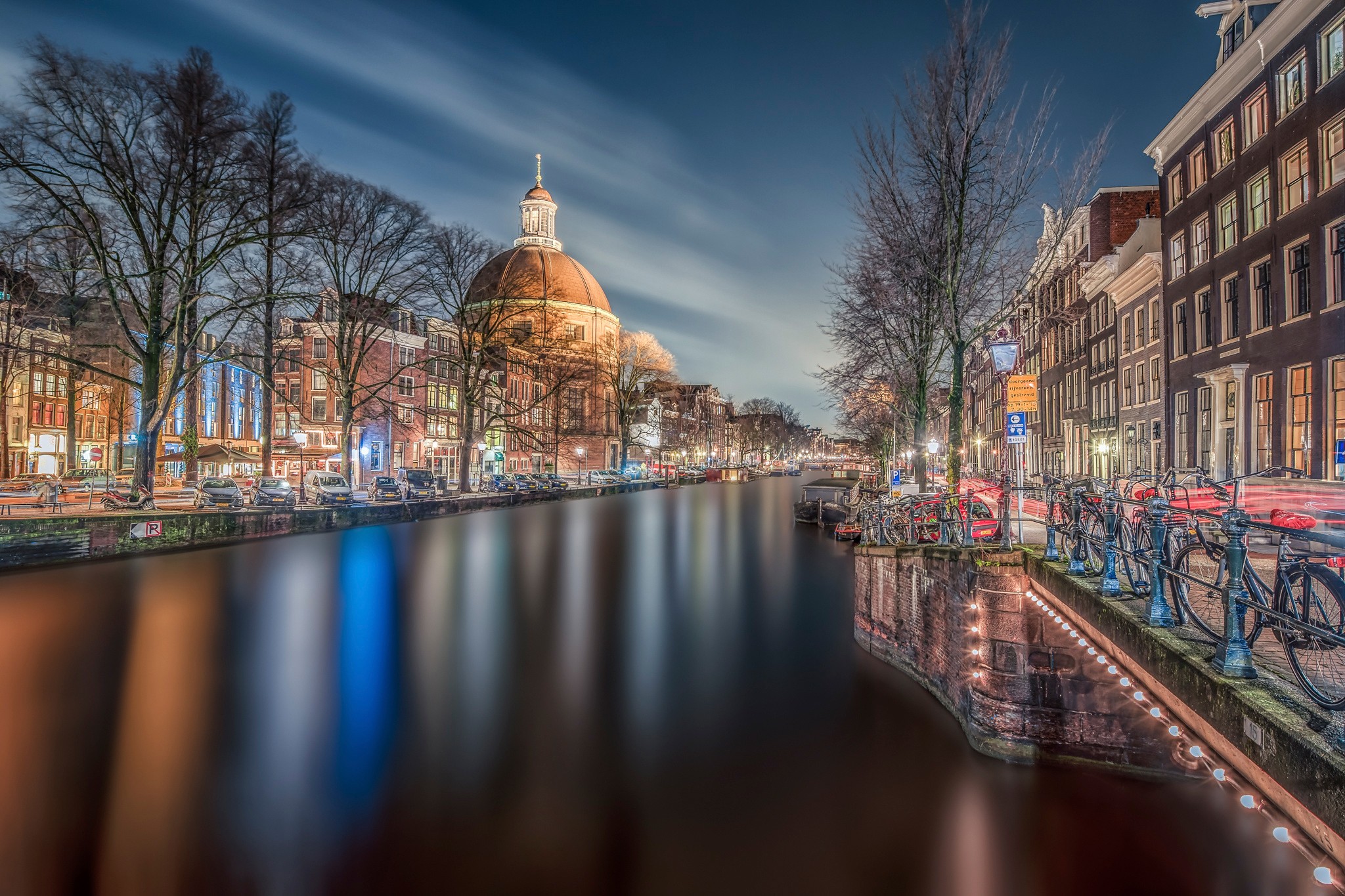 General 2048x1365 city canal Amsterdam retouching long exposure Netherlands reflection